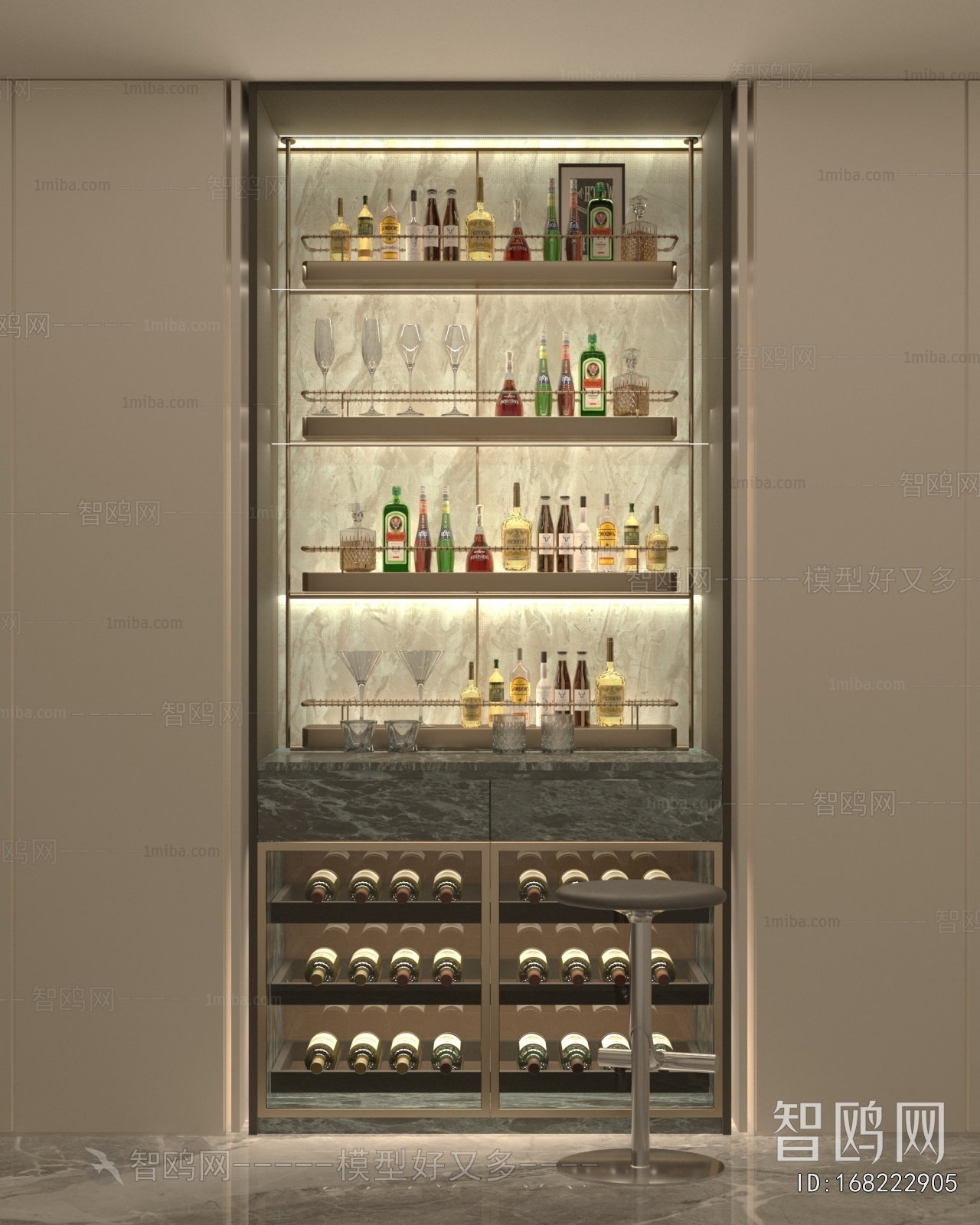 Modern Wine Cabinet