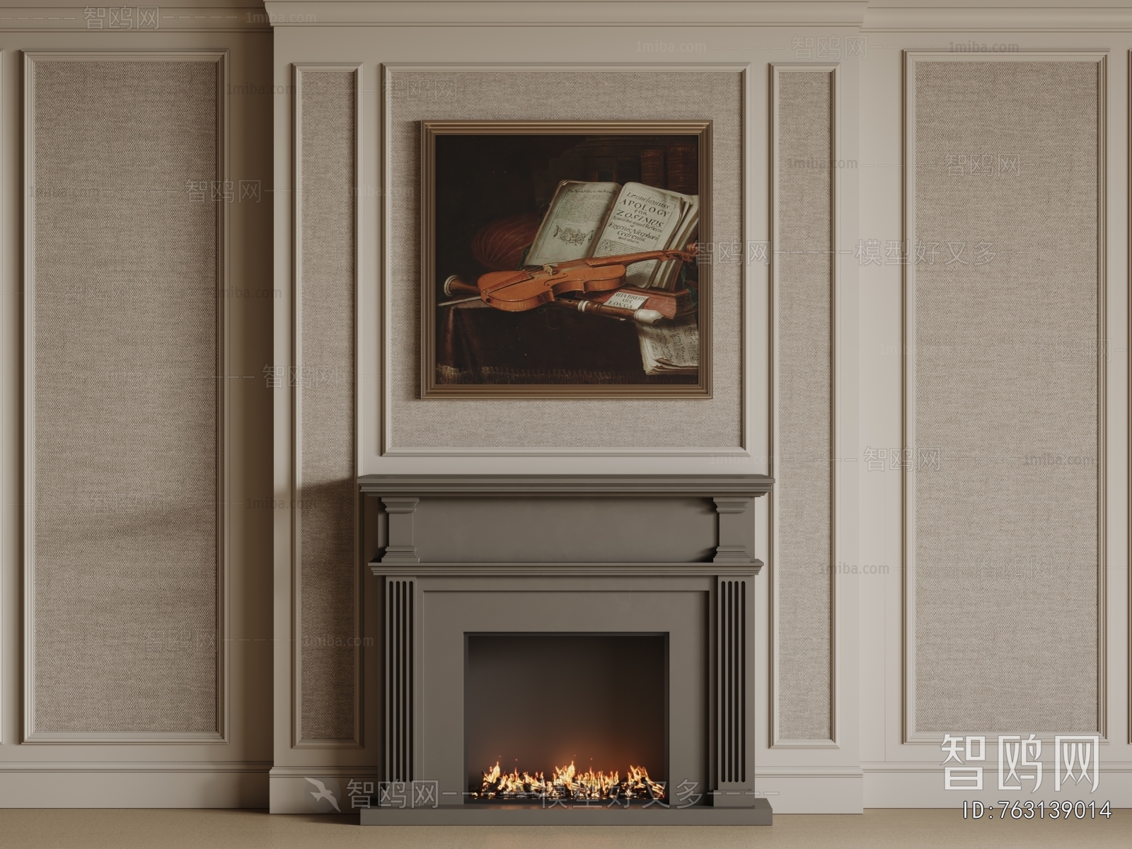 European Style Fireplace