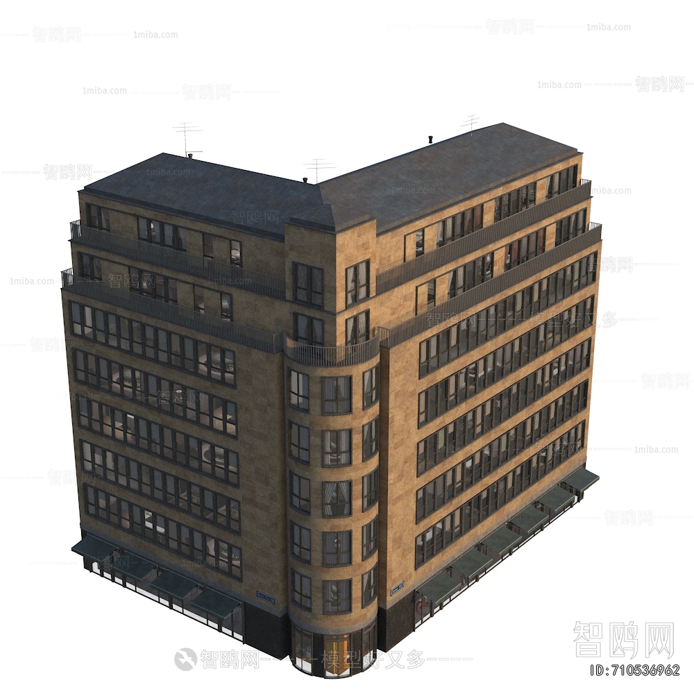 European Style Retro Style Building Appearance