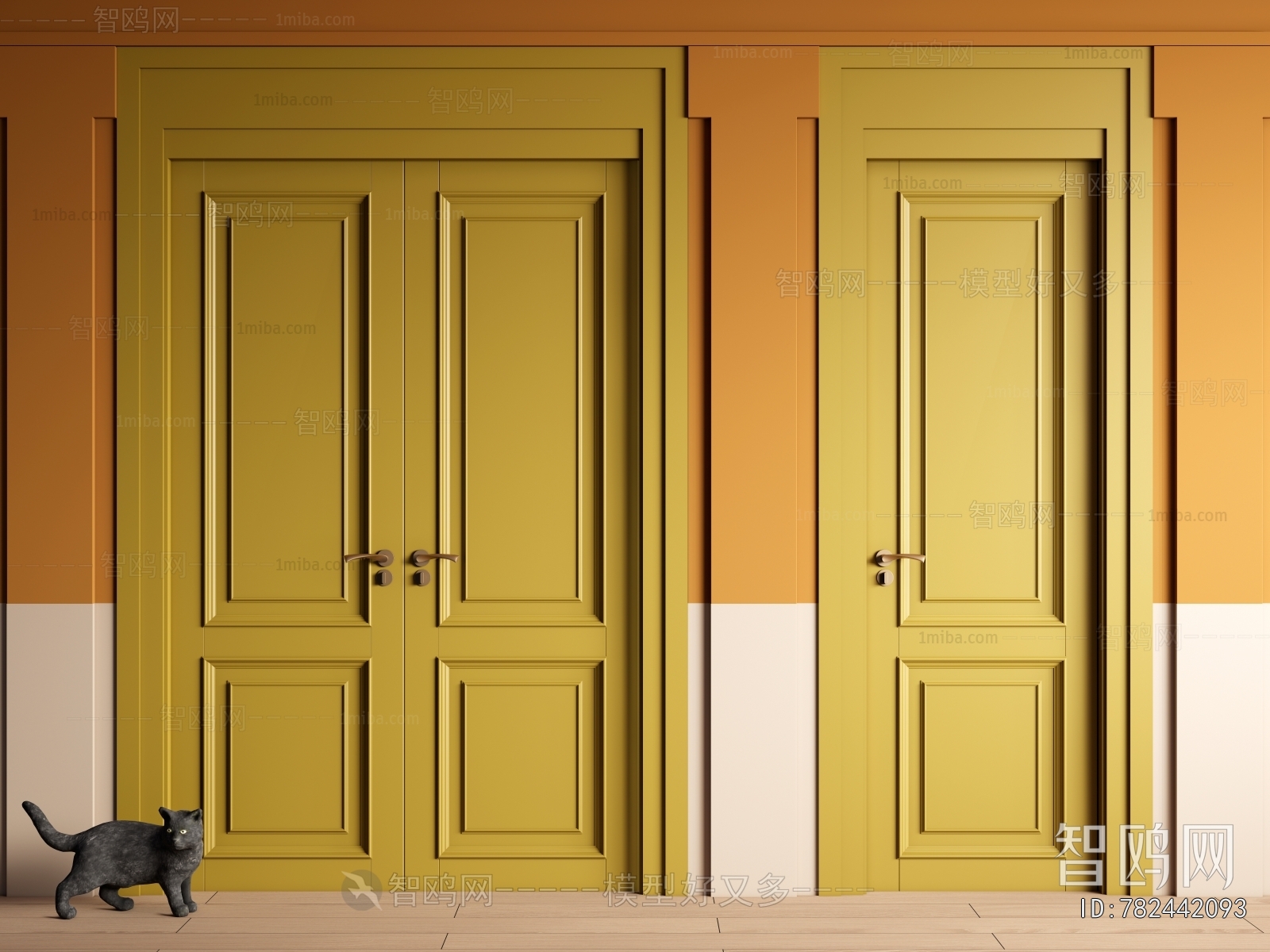 French Style Double Door