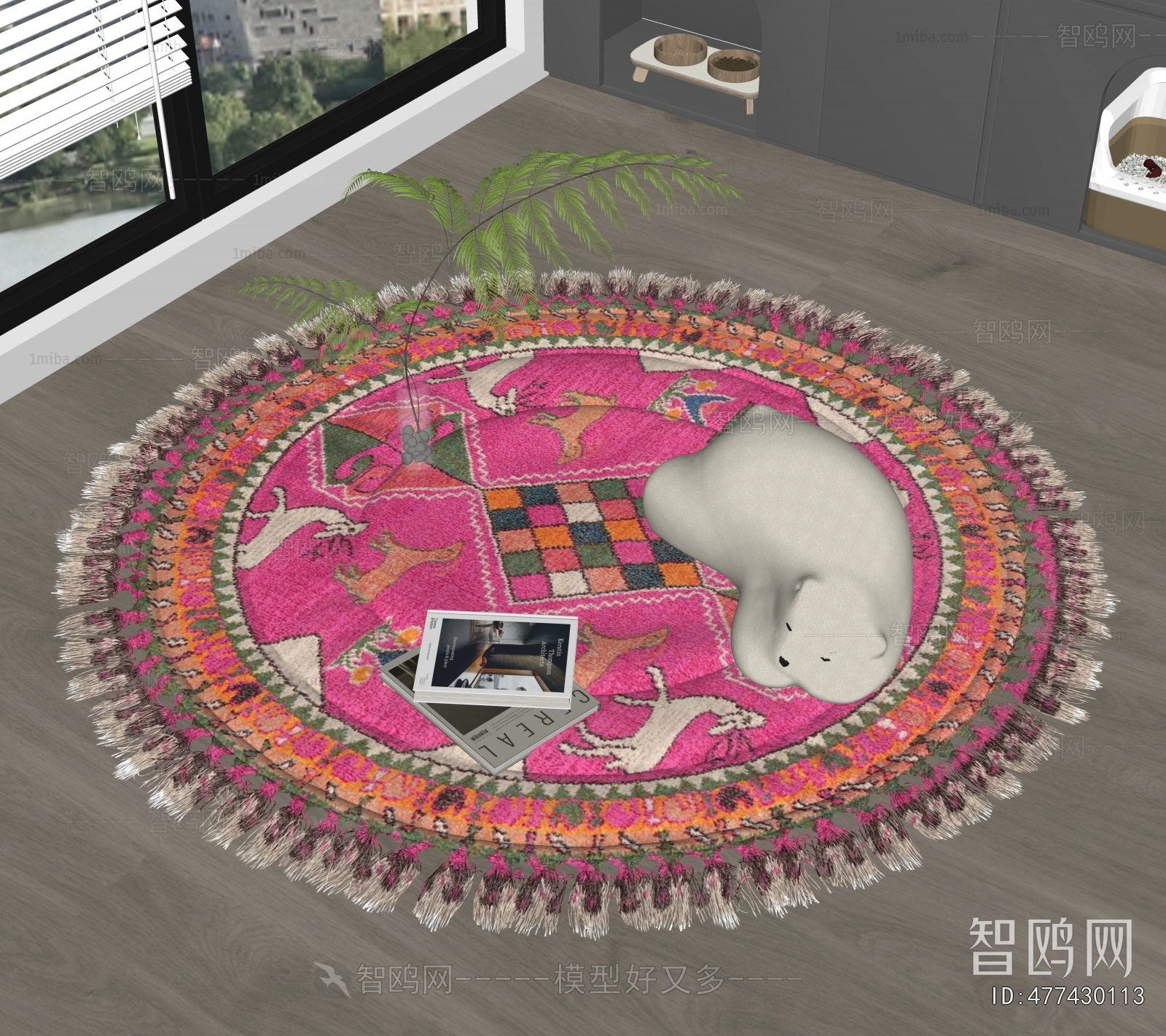 American Style Circular Carpet