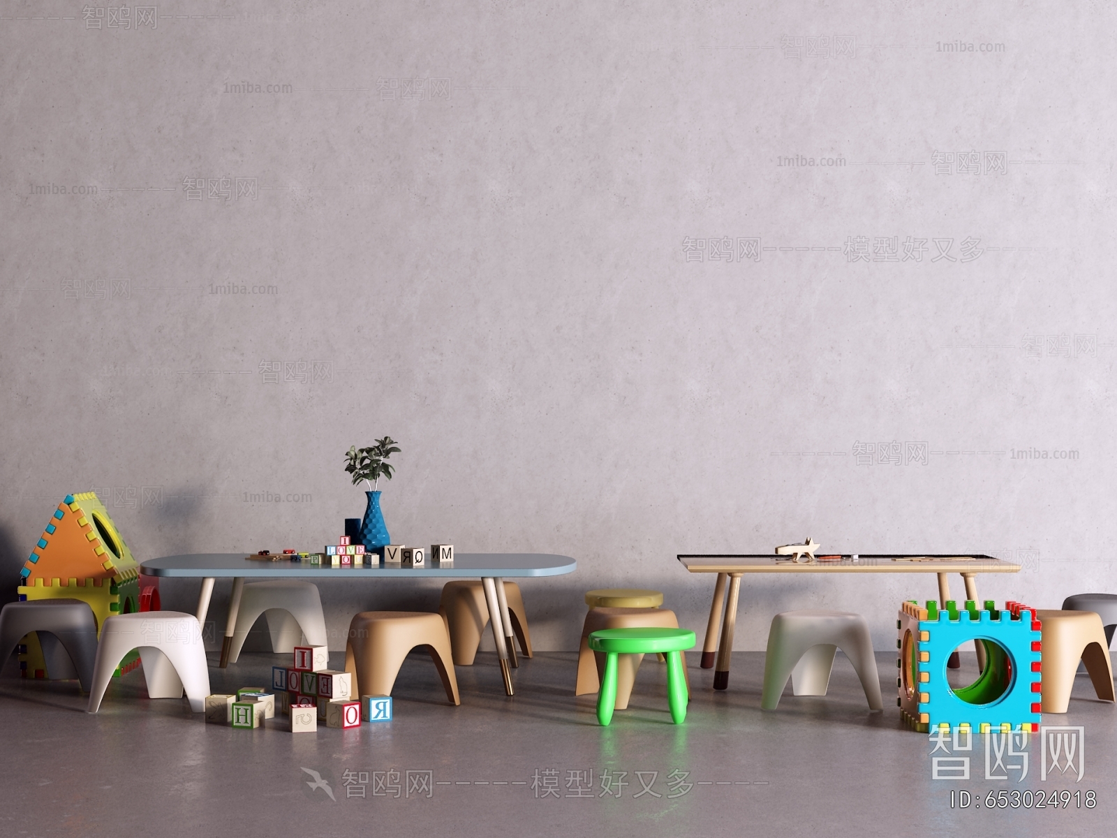 Modern Children's Table/chair