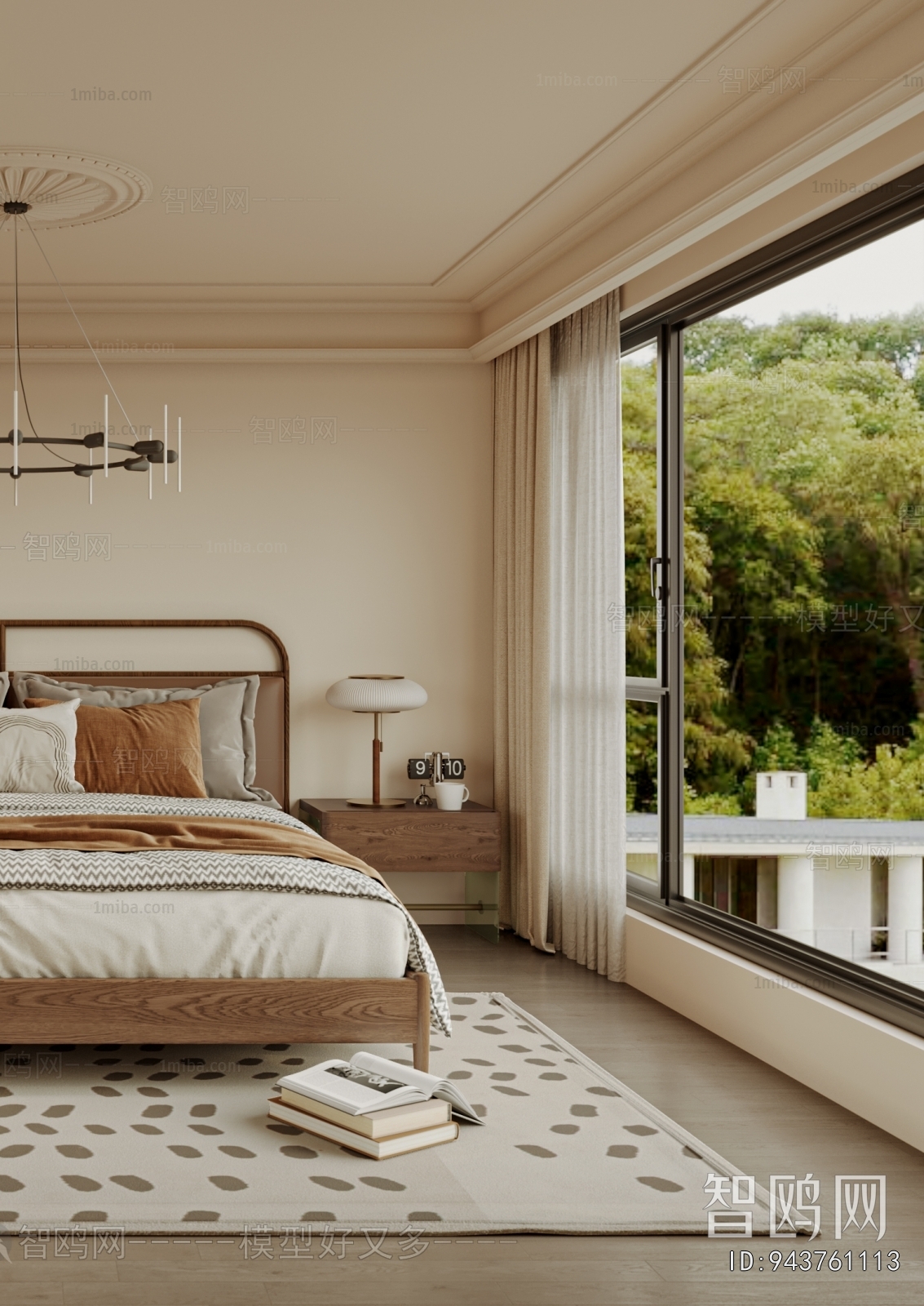 Wabi-sabi Style Bedroom