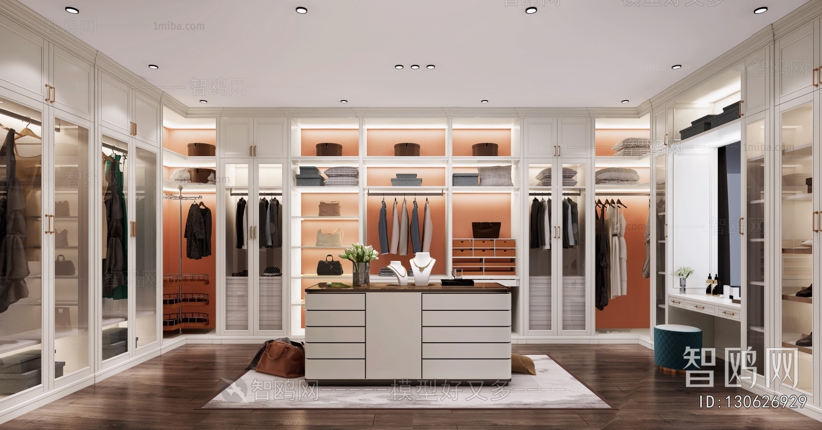 Modern Clothes Storage Area