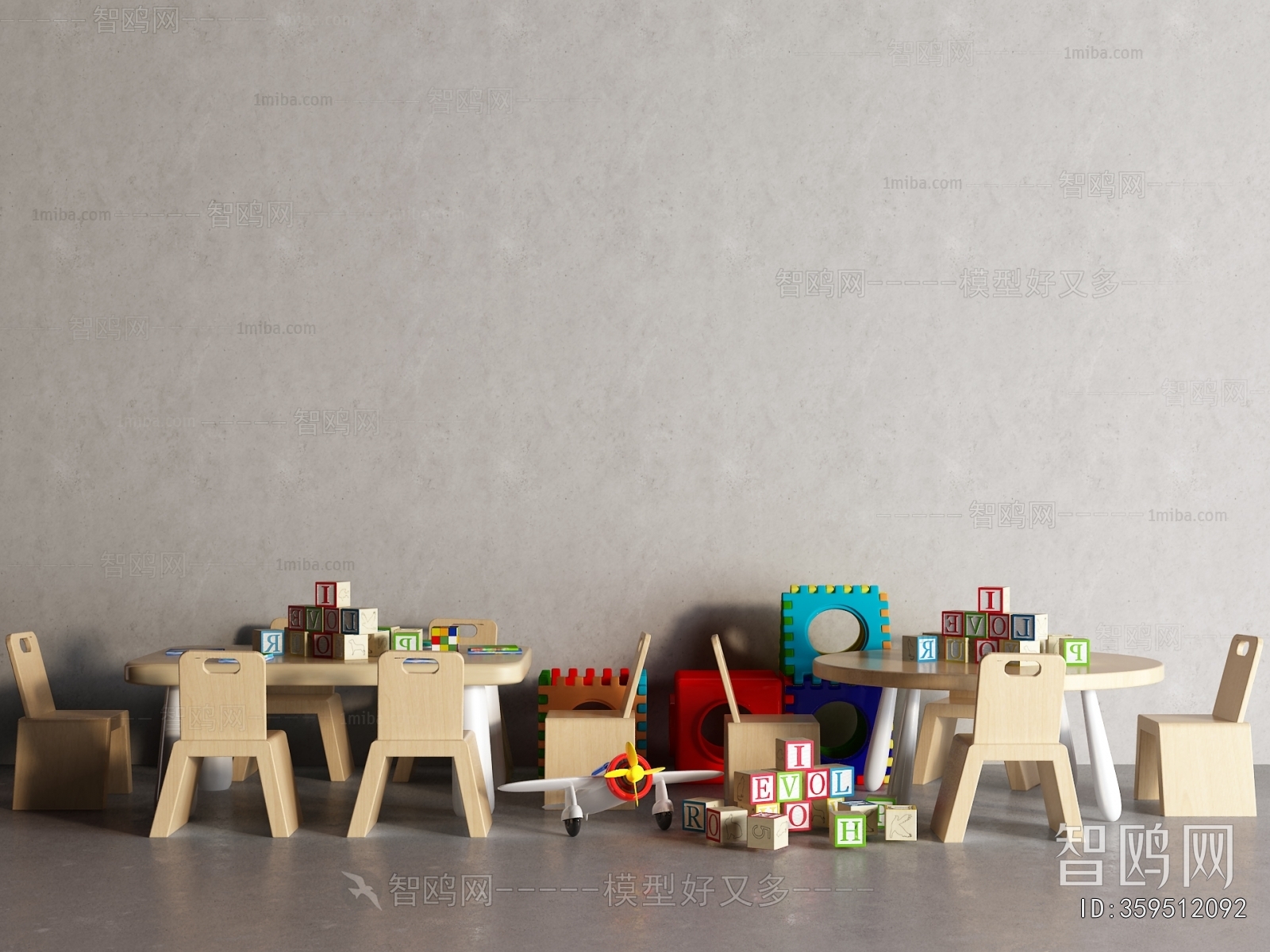 Modern Children's Table/chair