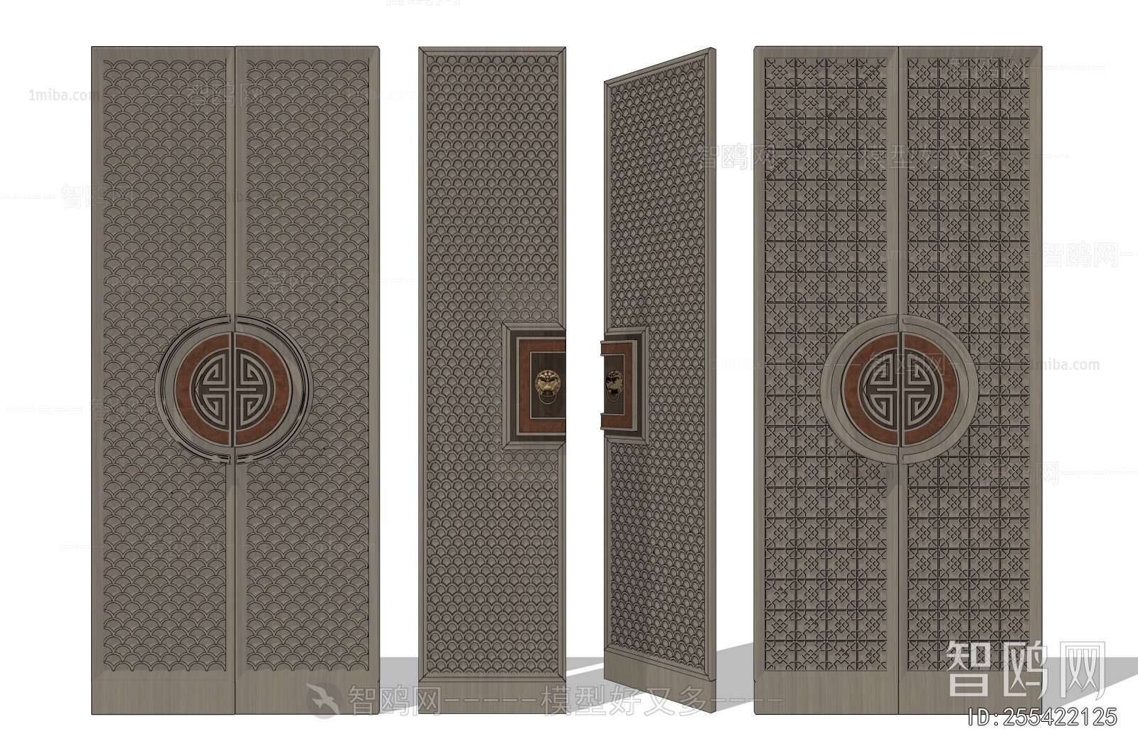 New Chinese Style Double Door