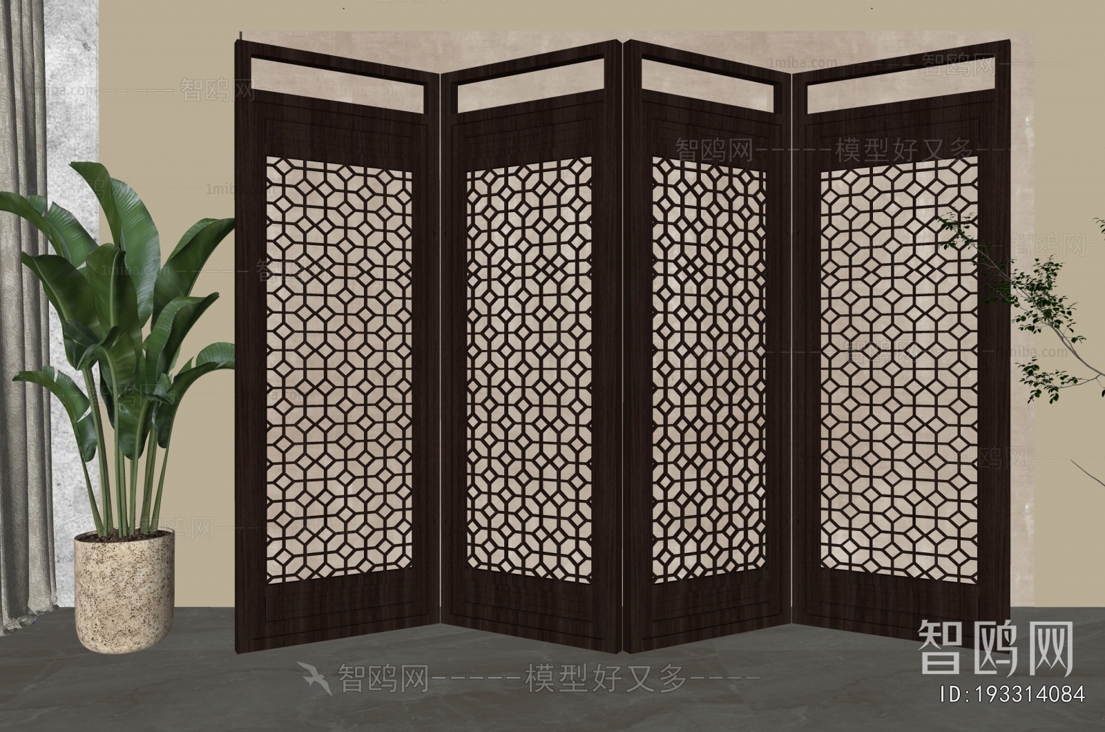 New Chinese Style Chinese Style Wooden Screen Partition