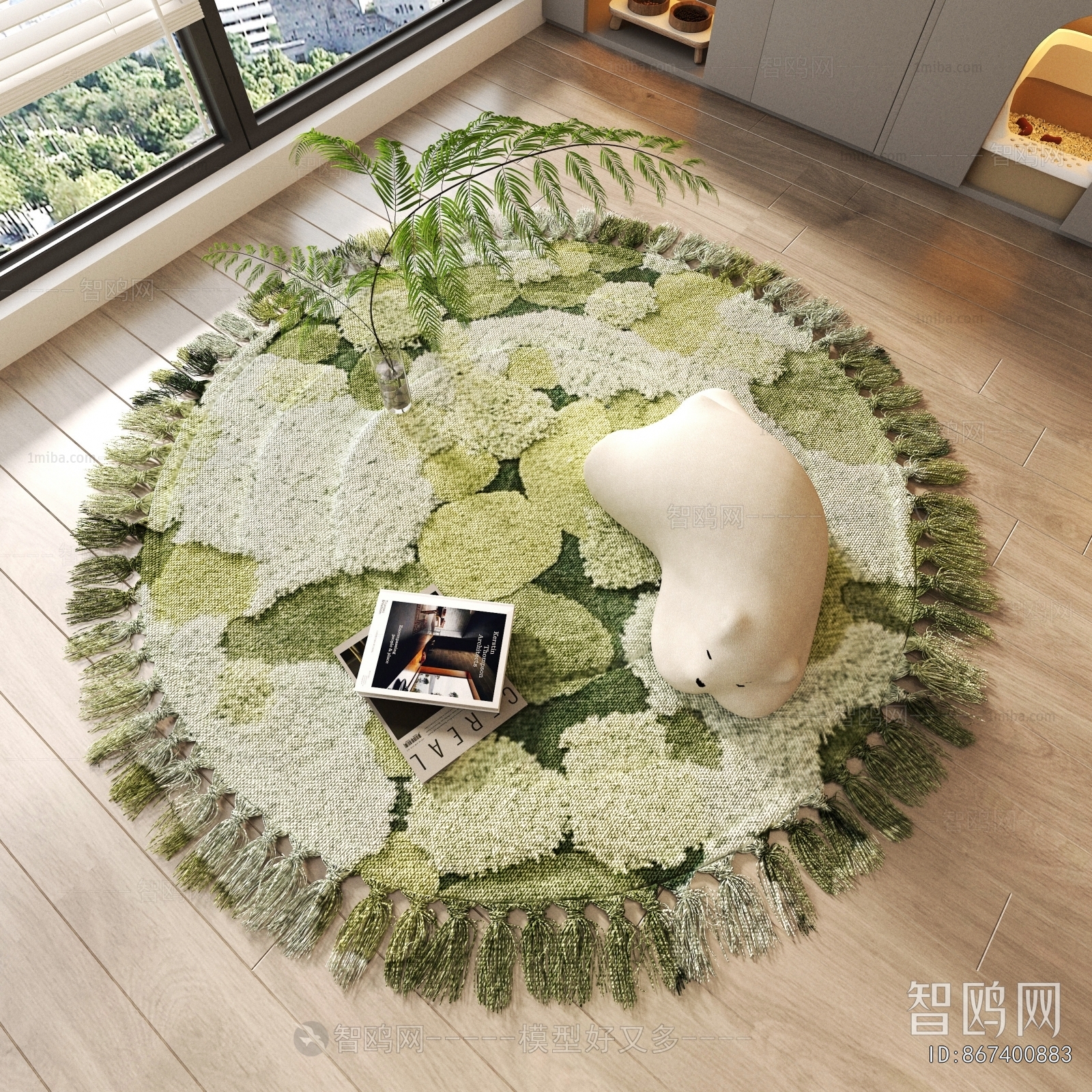 Nordic Style Circular Carpet