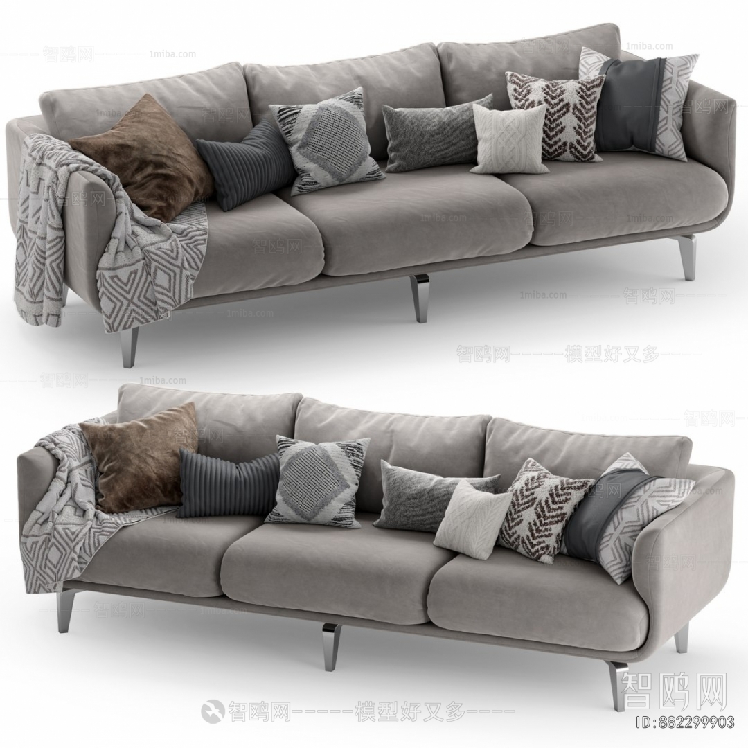 Modern Three-seat Sofa