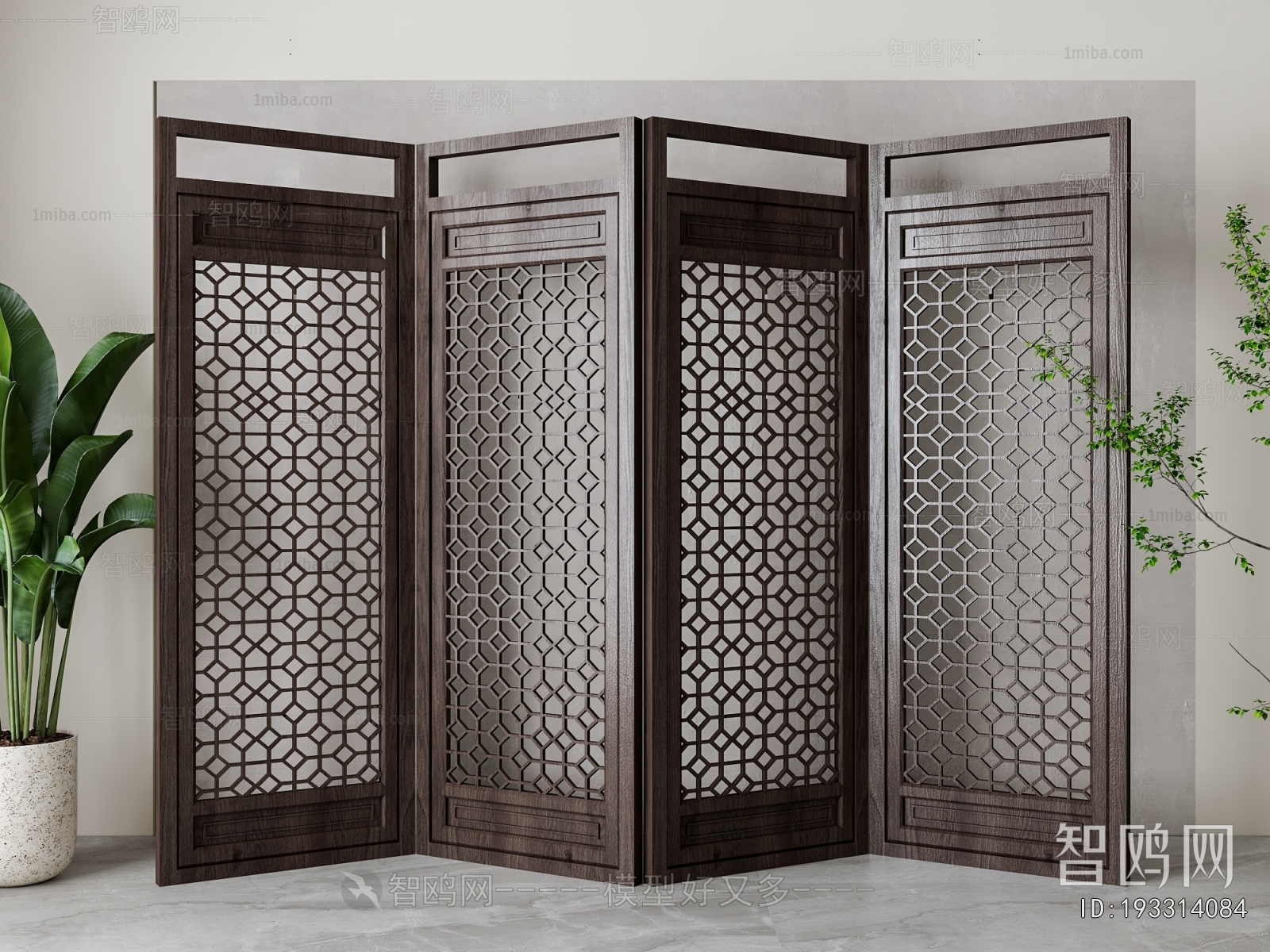 New Chinese Style Chinese Style Wooden Screen Partition