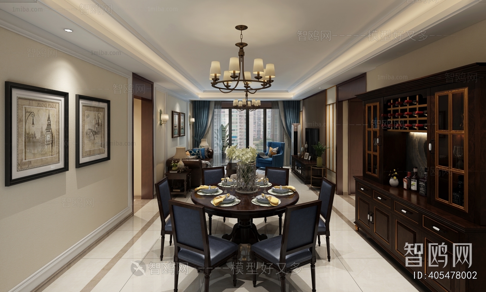 American Style Dining Room