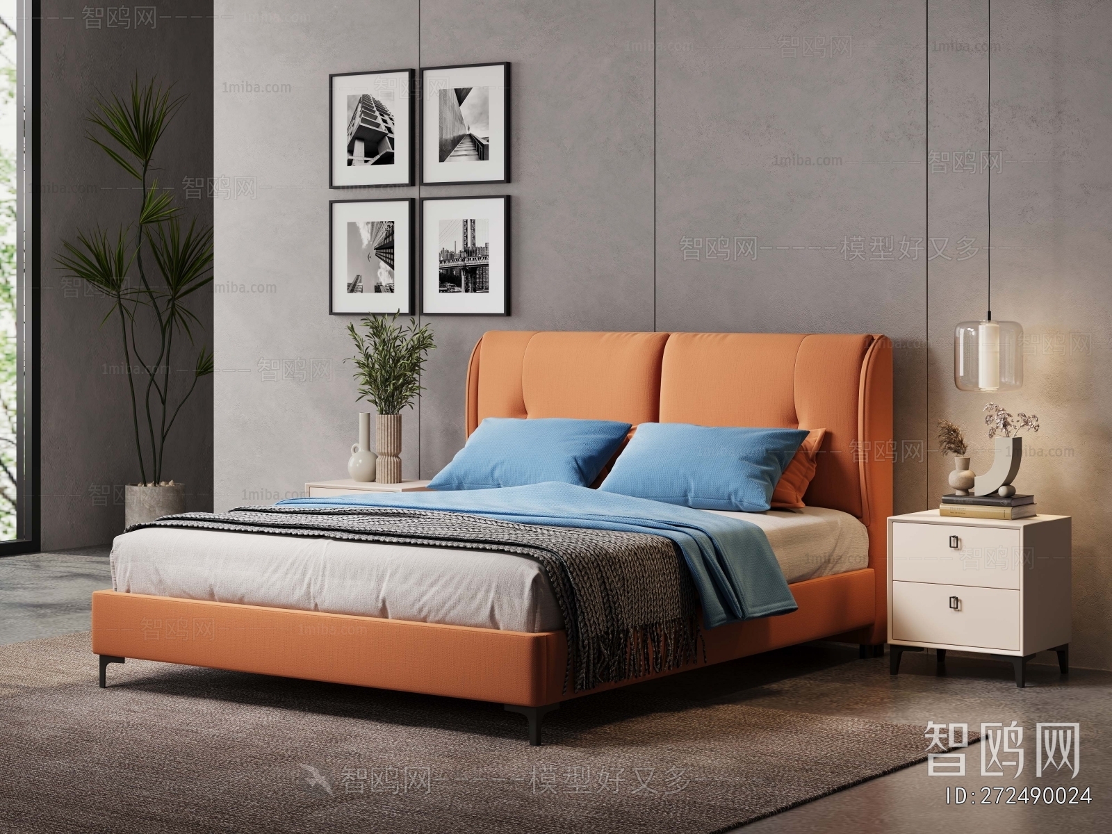 Modern Double Bed