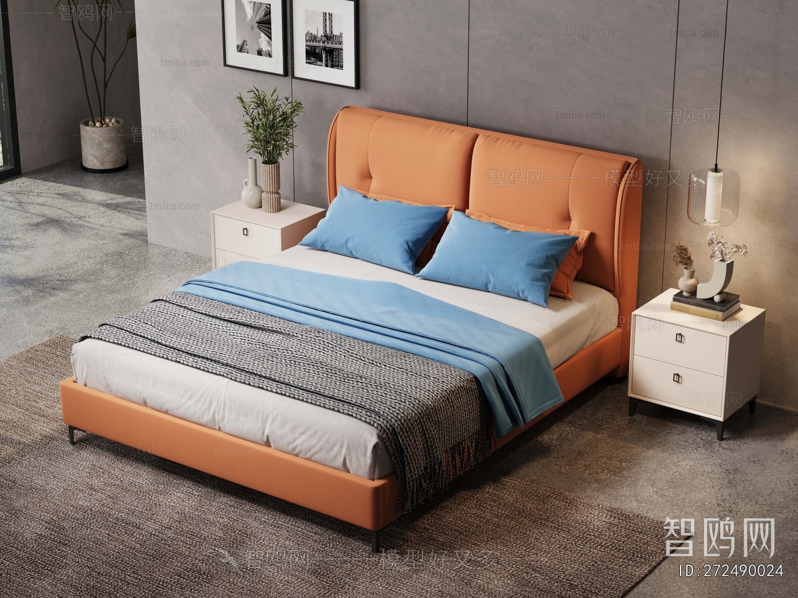 Modern Double Bed