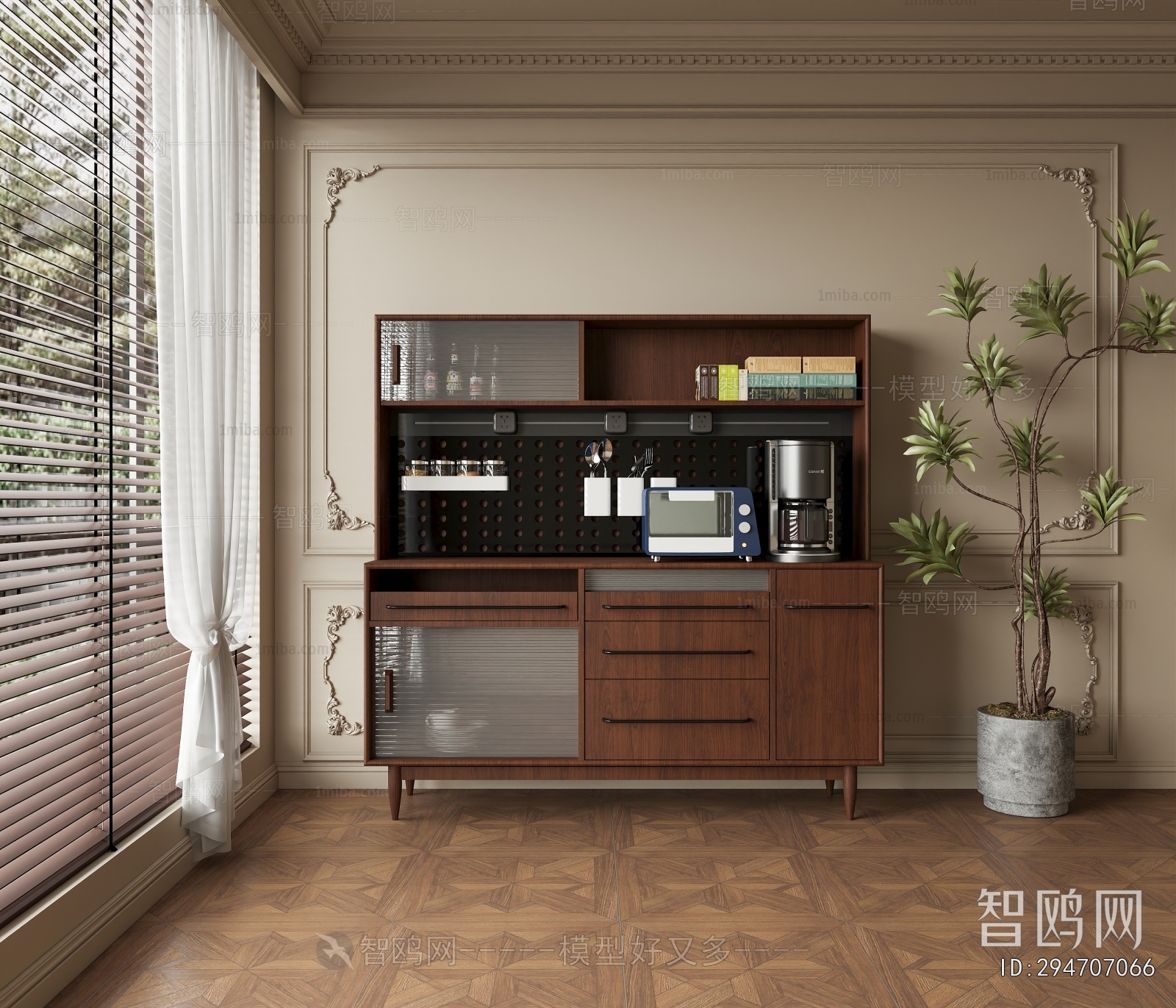 Wabi-sabi Style Sideboard