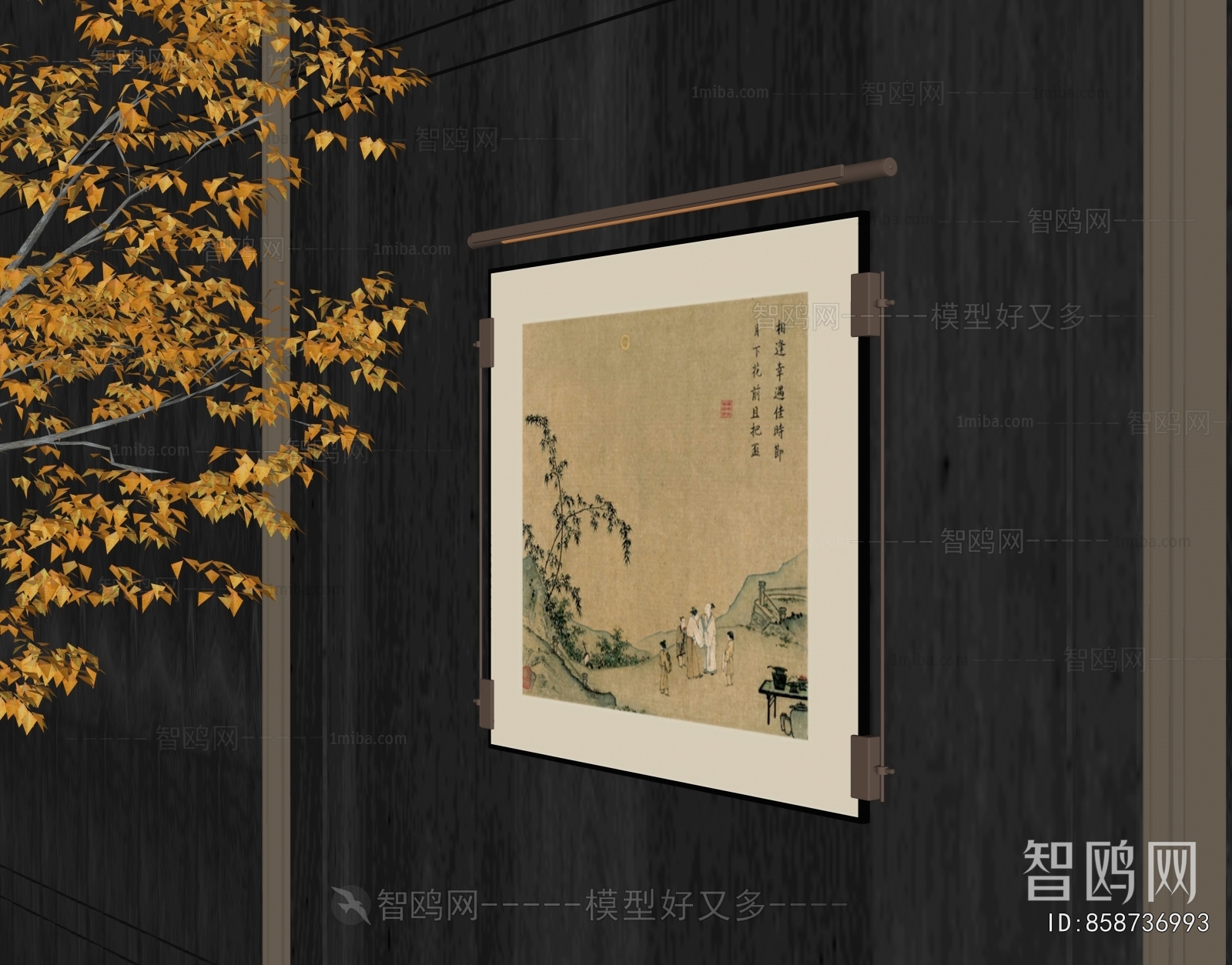 New Chinese Style Retro Style Painting