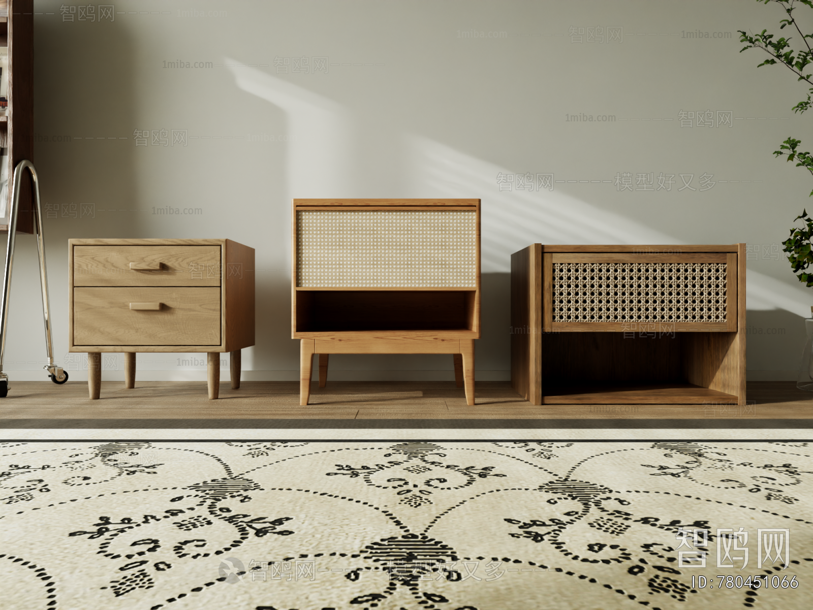 Modern Bedside Cupboard