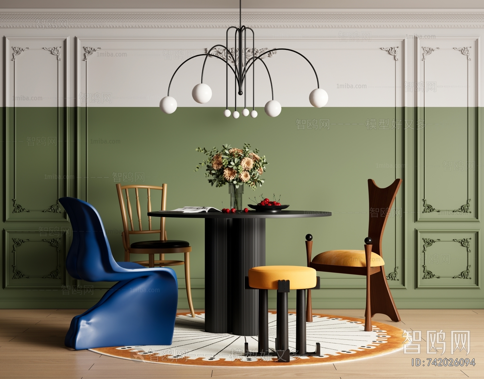 French Style Dining Table And Chairs