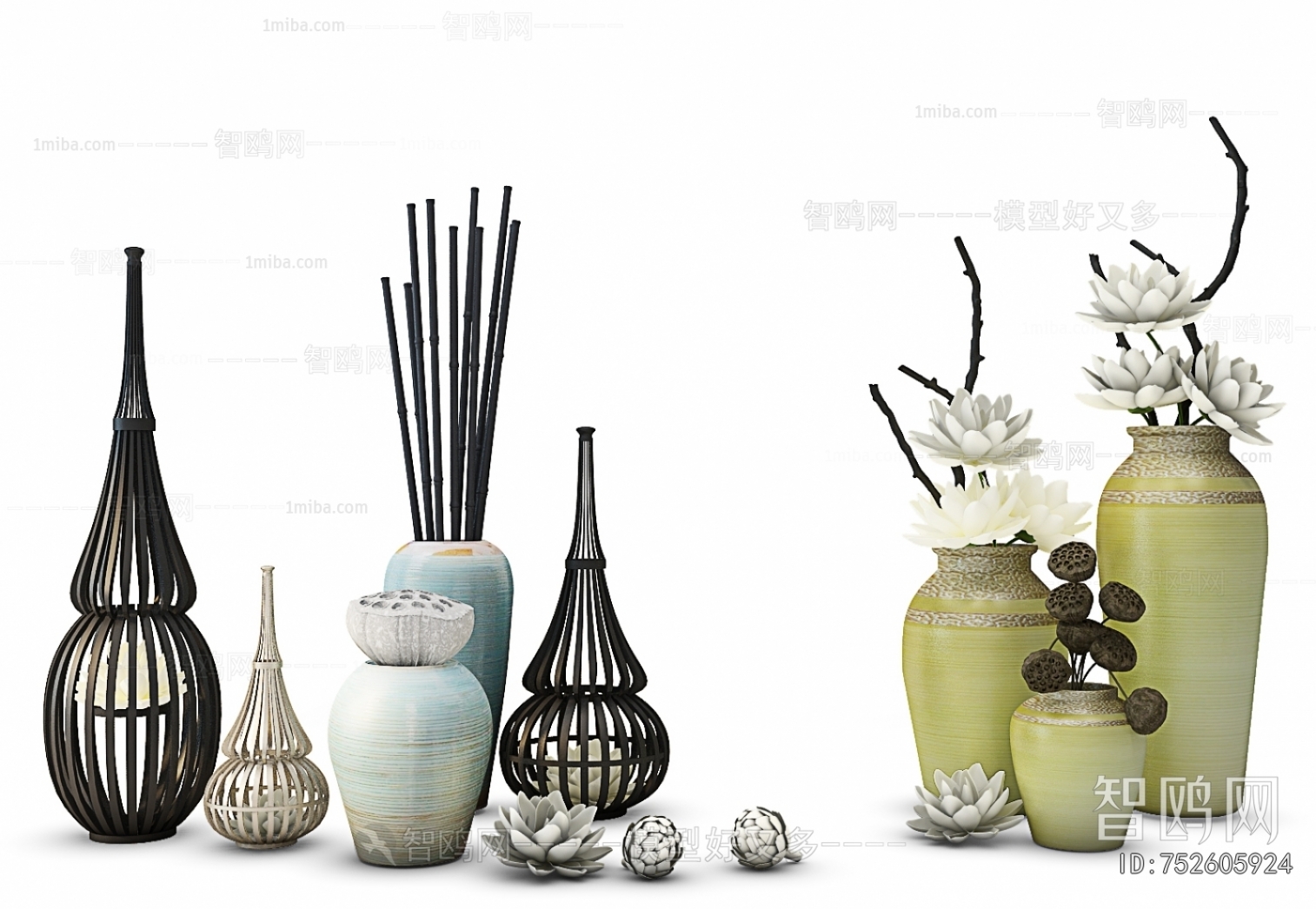 New Chinese Style Decorative Set