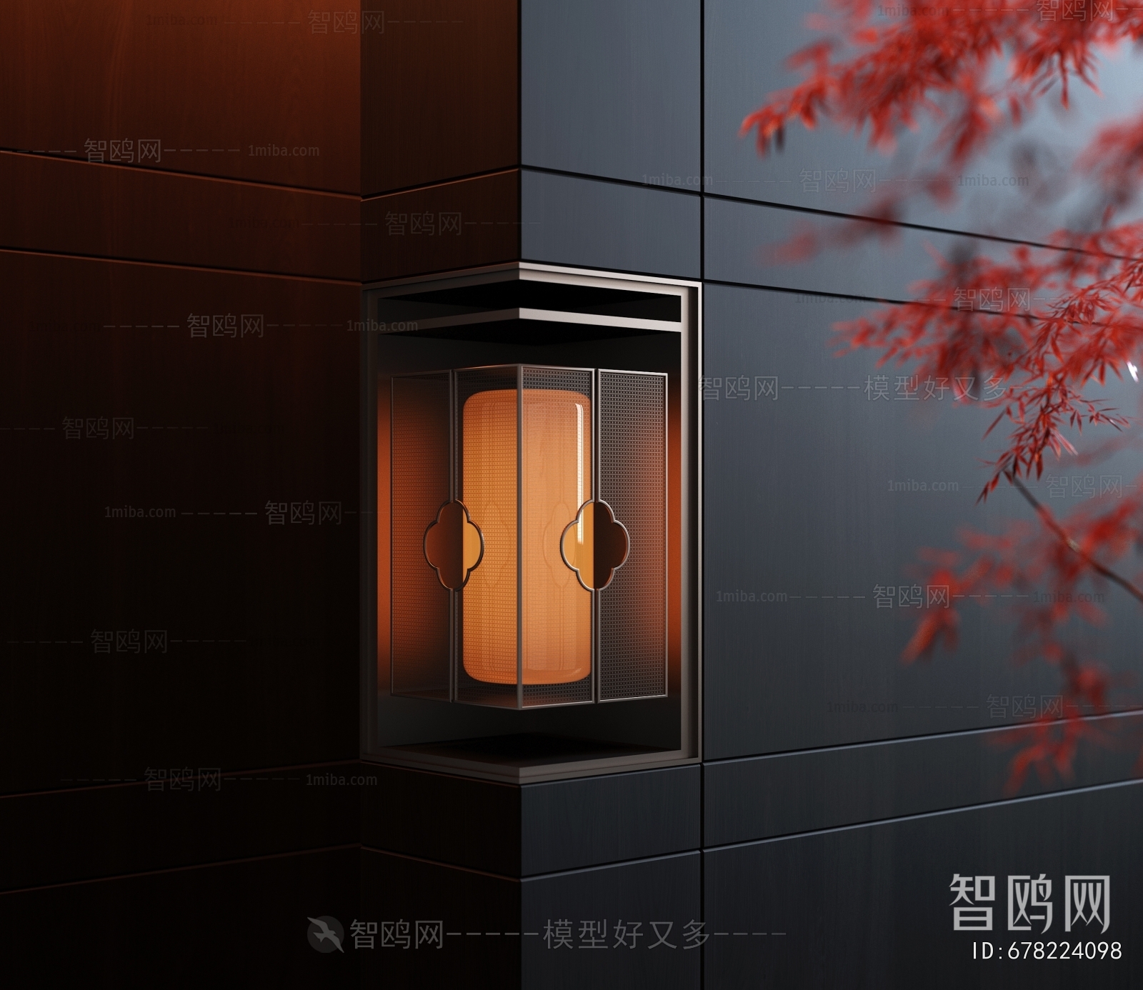 New Chinese Style Wall Lamp