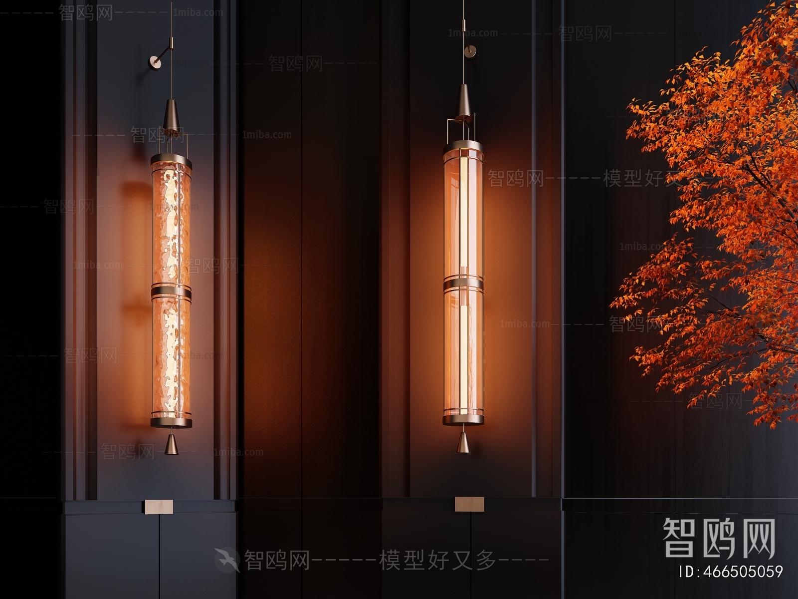 New Chinese Style Wall Lamp