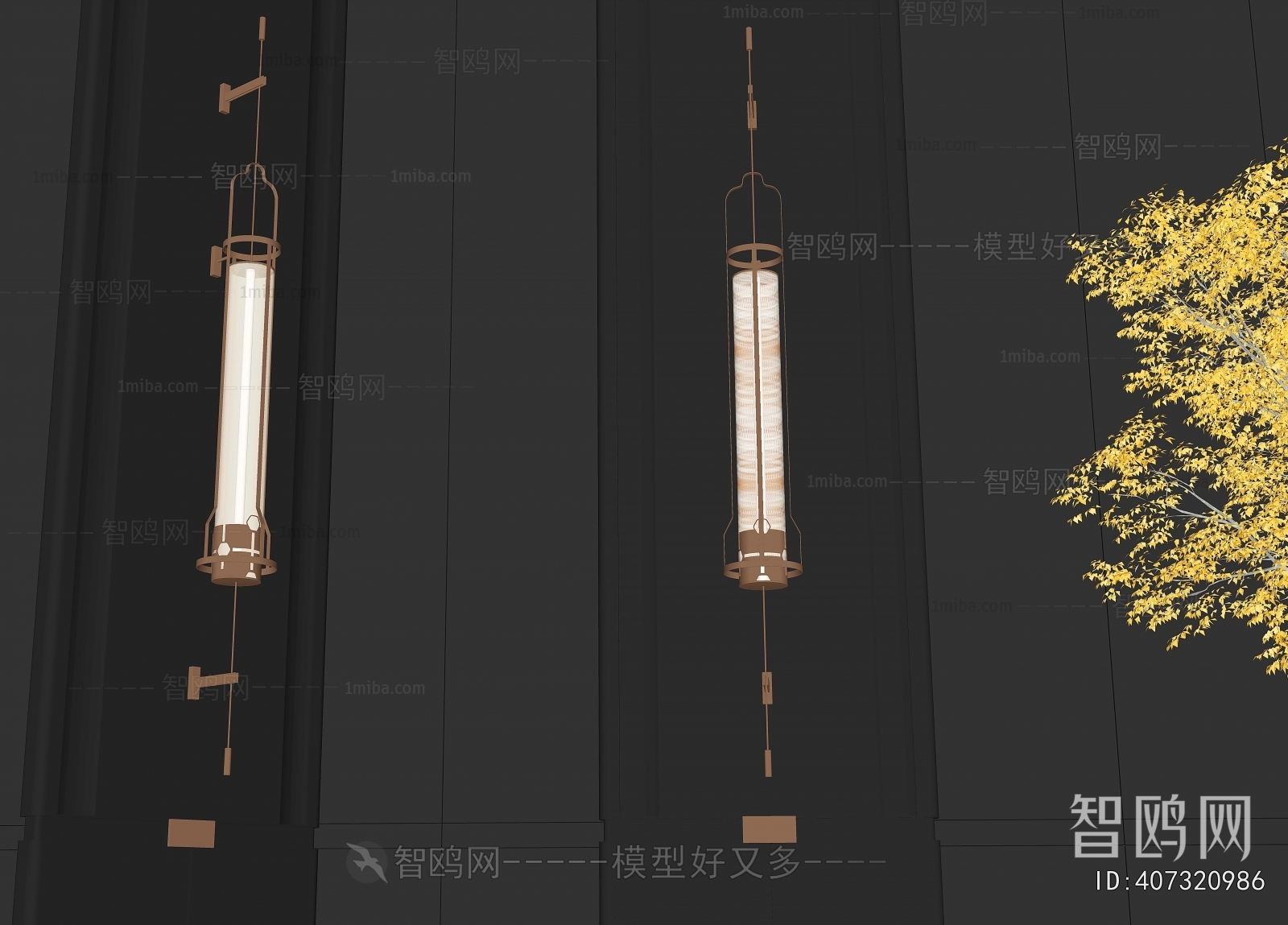 New Chinese Style Wall Lamp