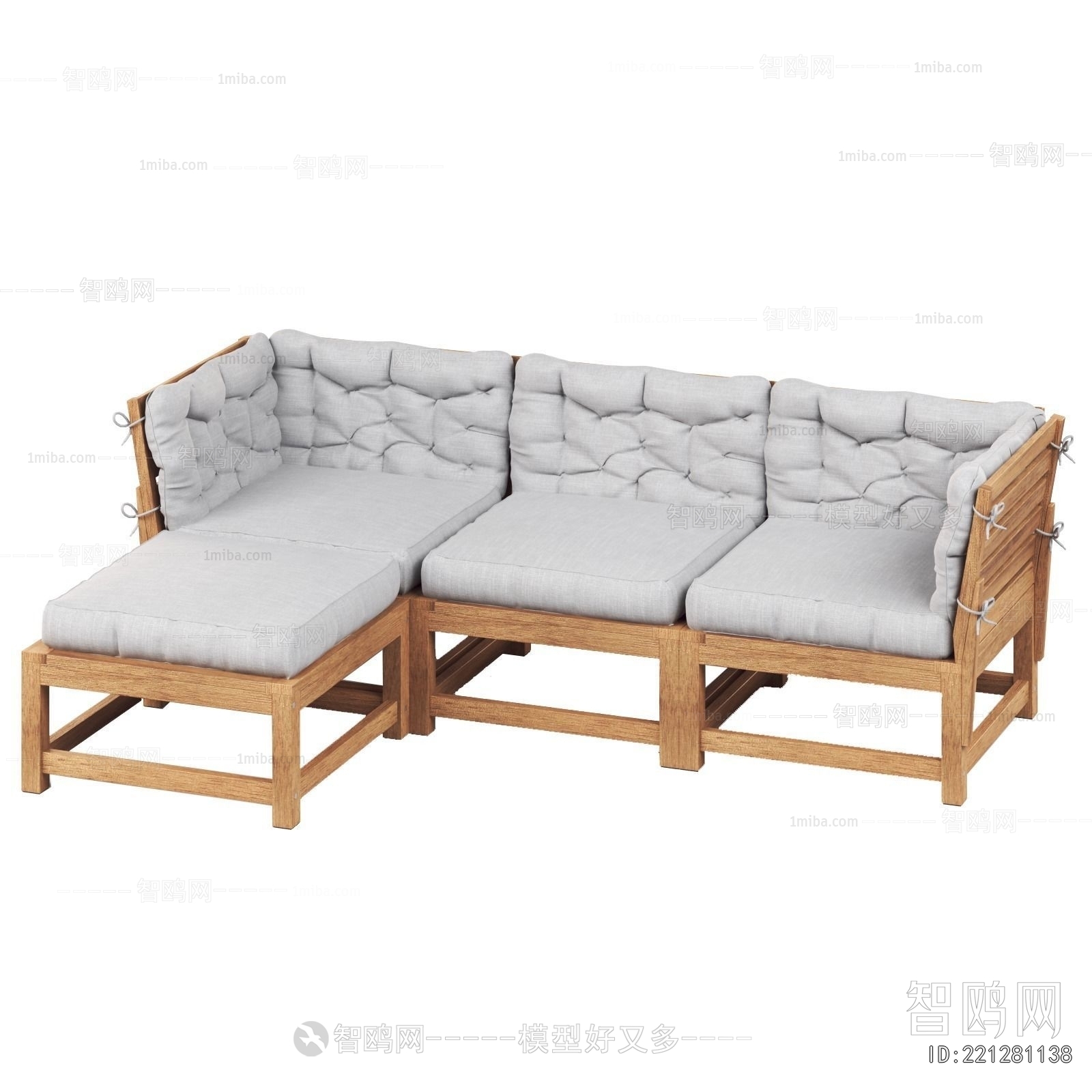 Wabi-sabi Style Outdoor Sofa