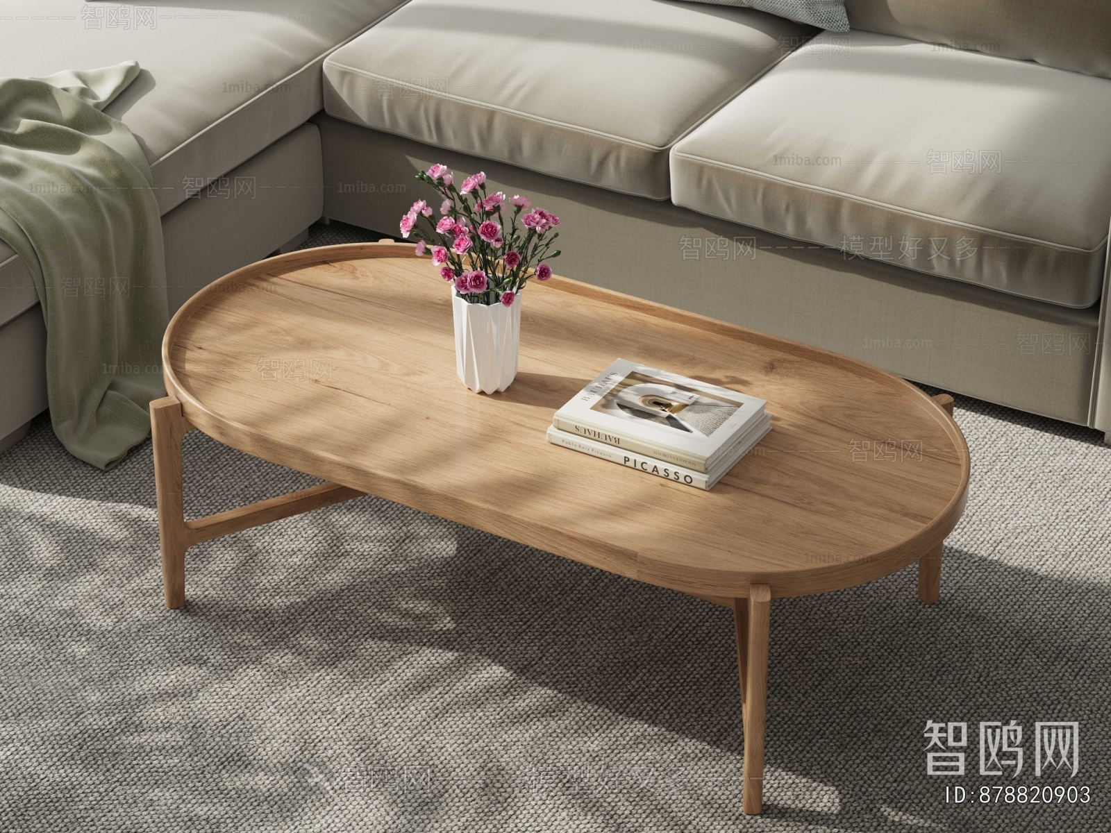 Wabi-sabi Style Coffee Table