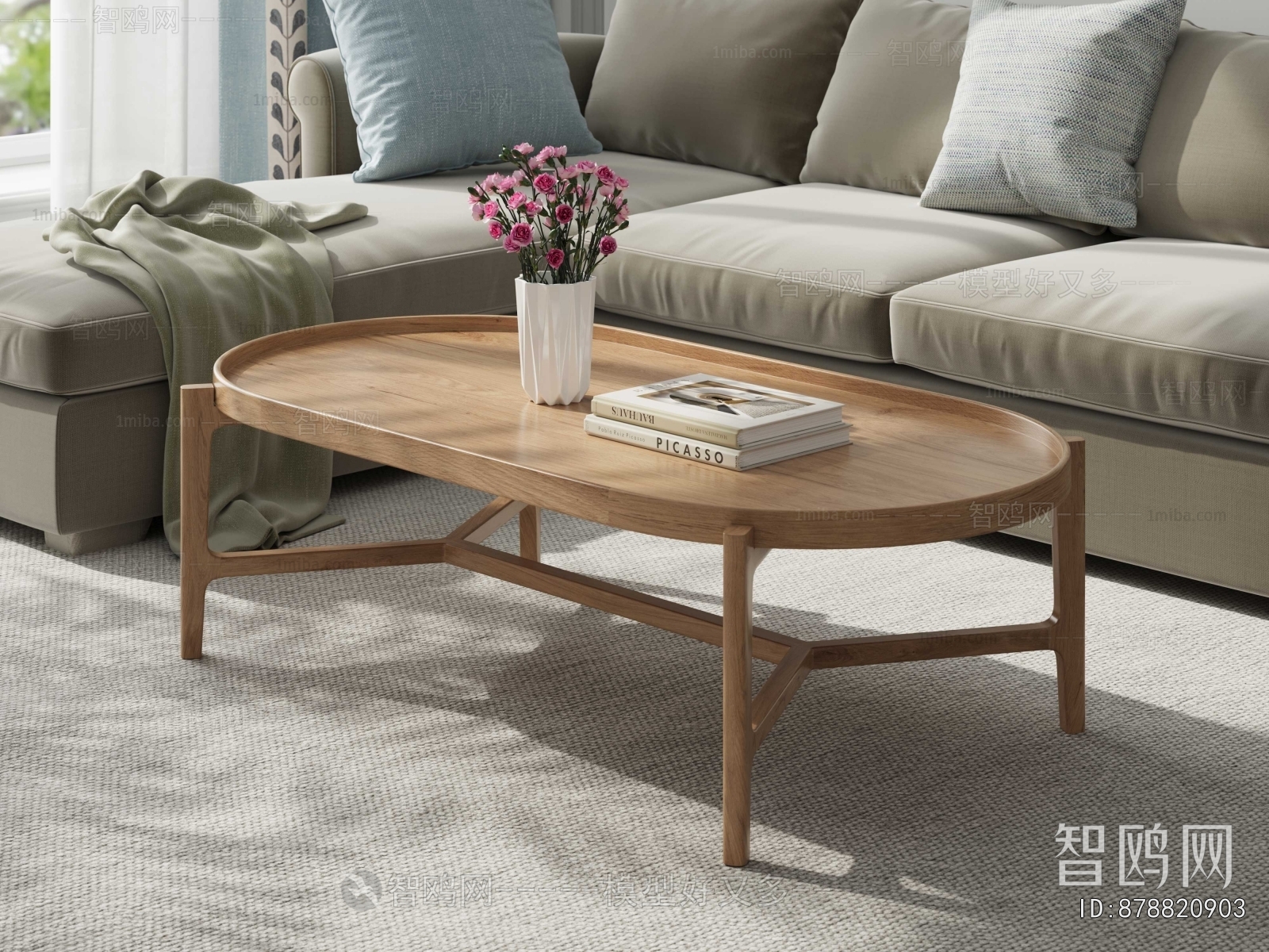 Wabi-sabi Style Coffee Table