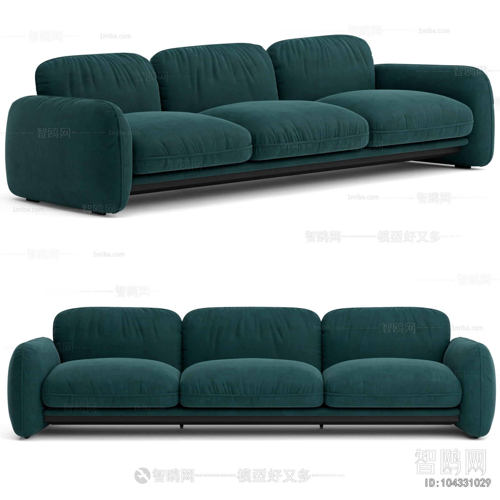 Modern Three-seat Sofa