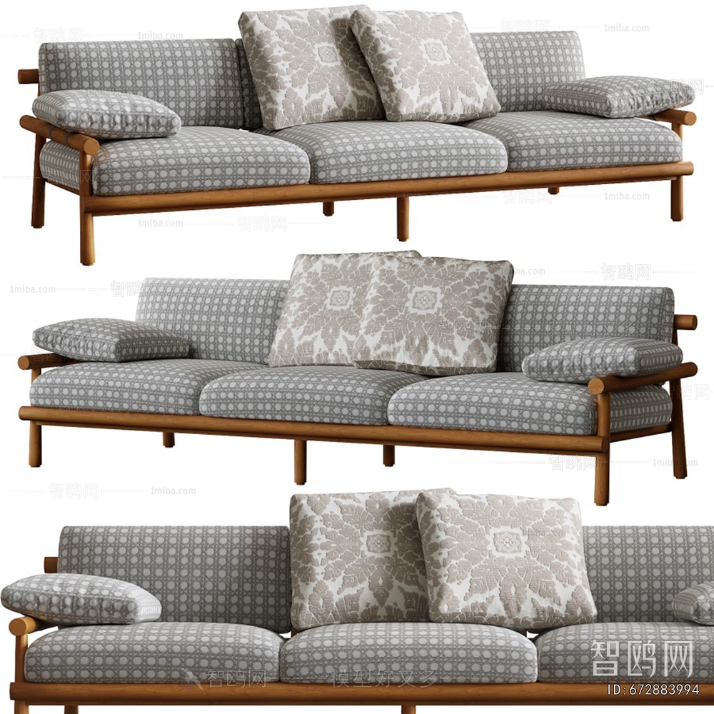 Modern Three-seat Sofa