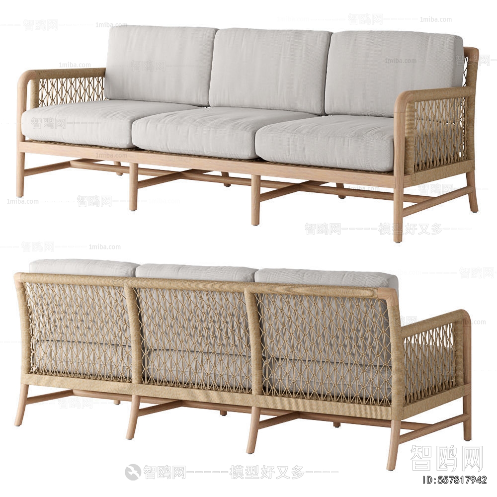 Wabi-sabi Style Outdoor Sofa