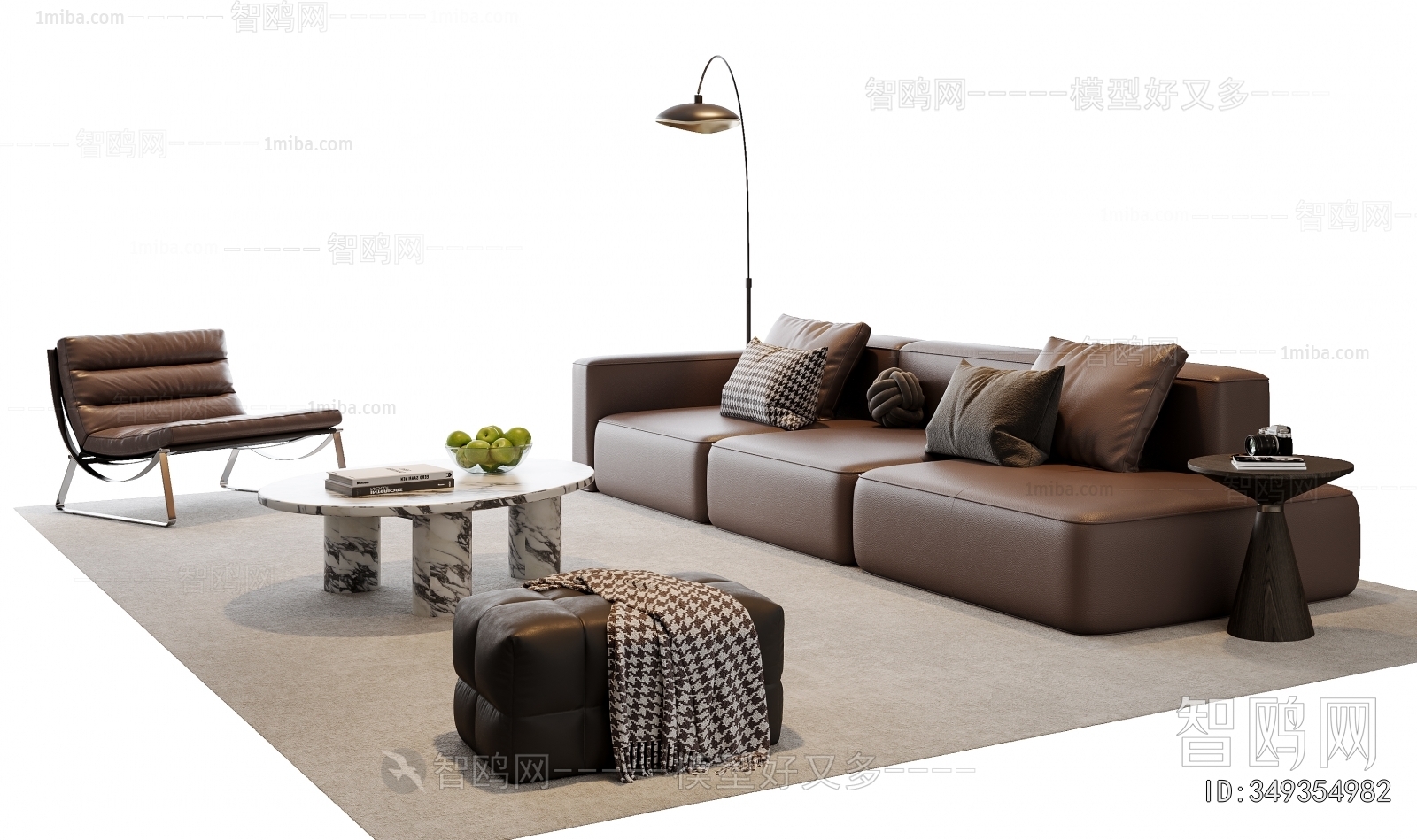 Modern Three-seat Sofa