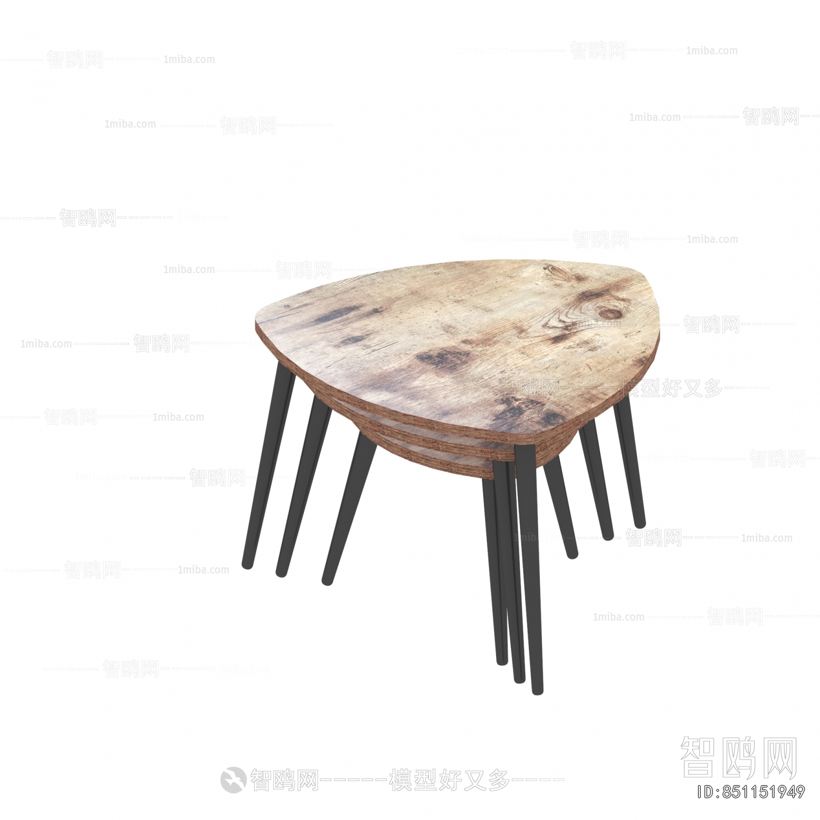 Wabi-sabi Style Coffee Table