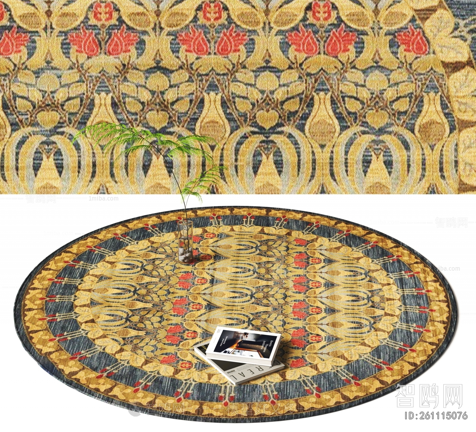 European Style Circular Carpet