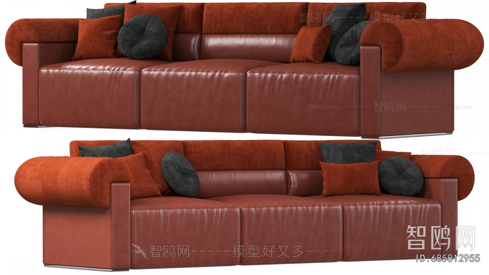 Modern Three-seat Sofa