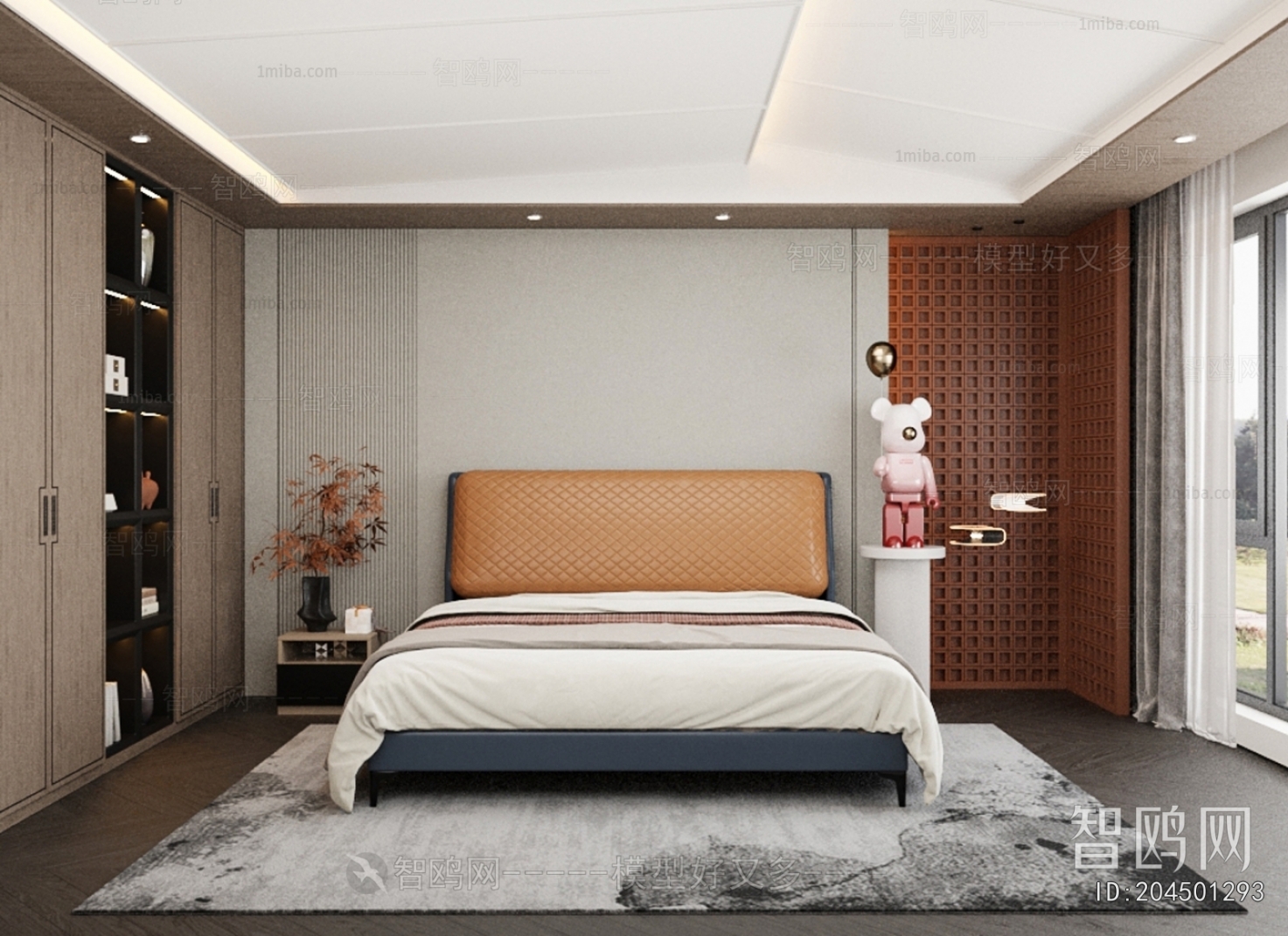 New Chinese Style Bedroom