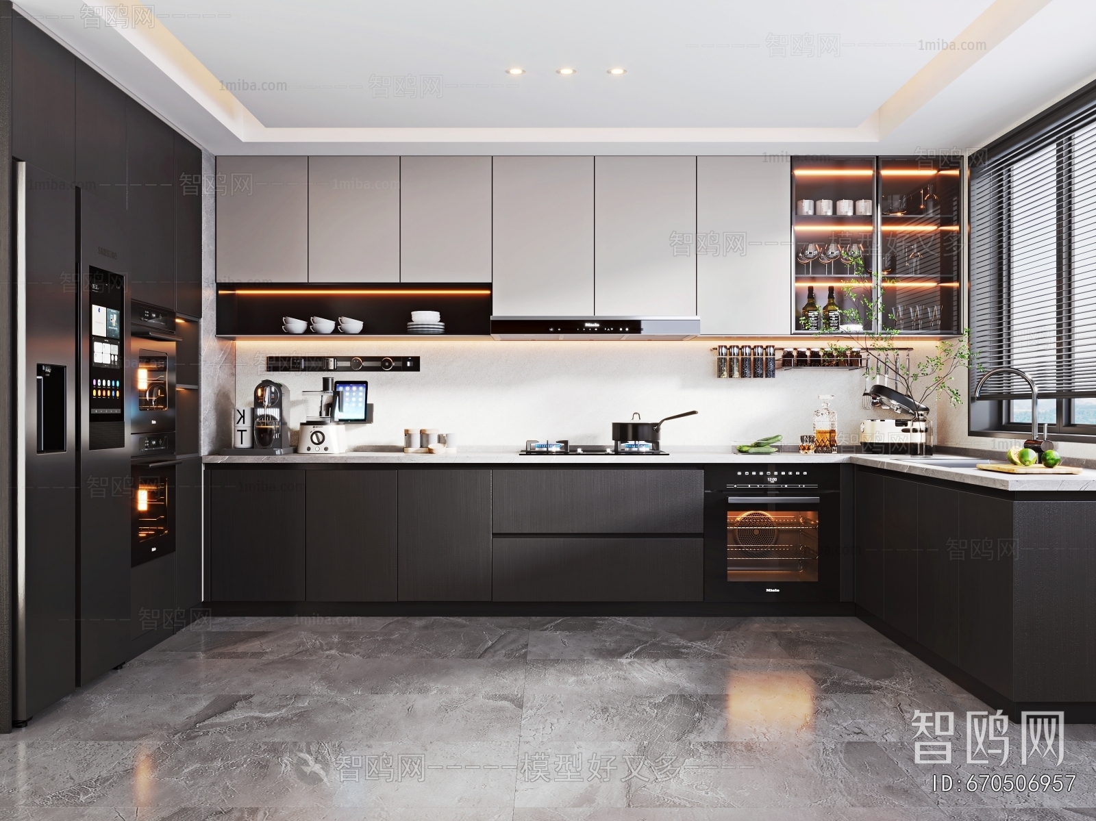 Modern The Kitchen