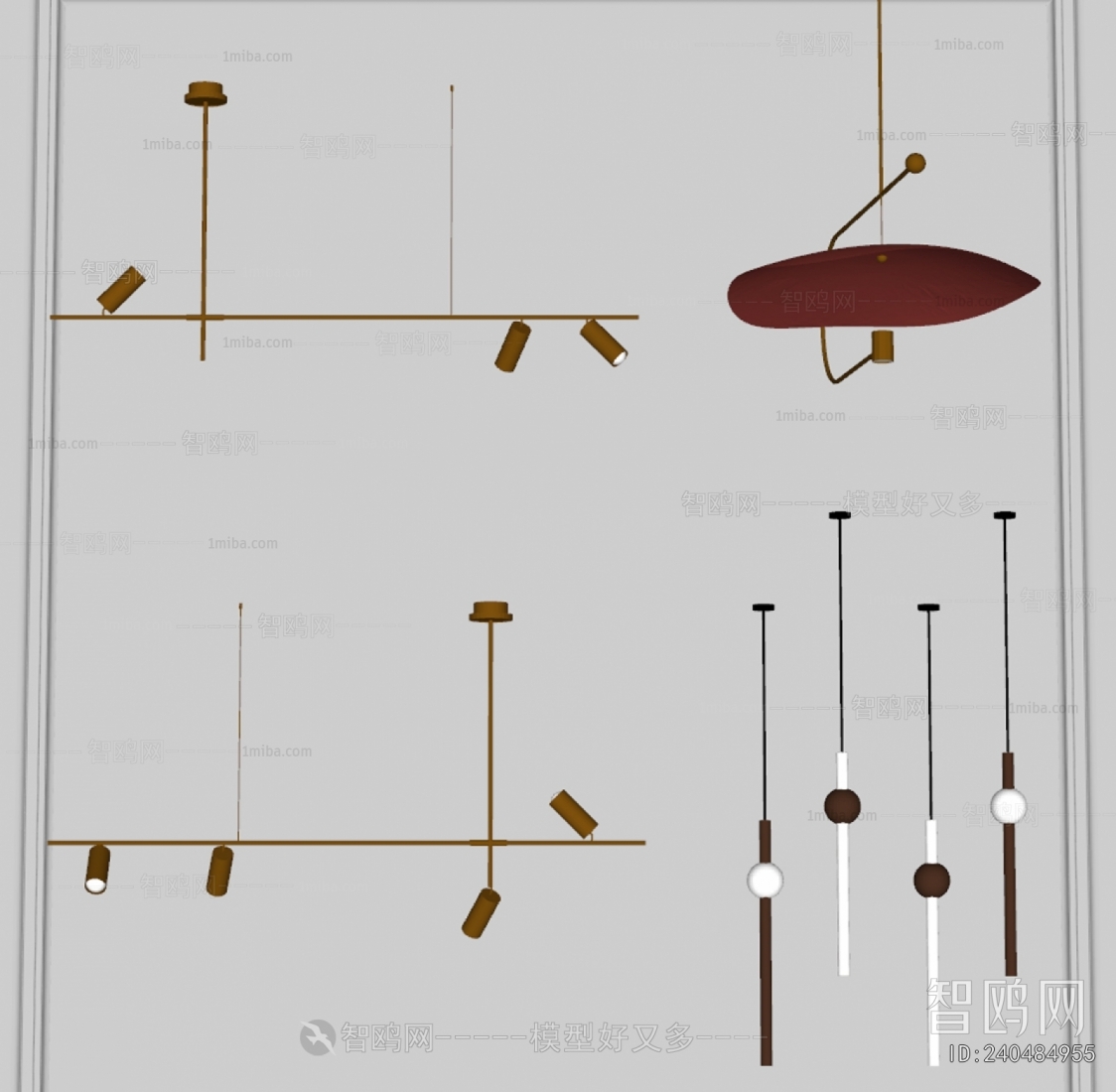 Modern Long Chandelier