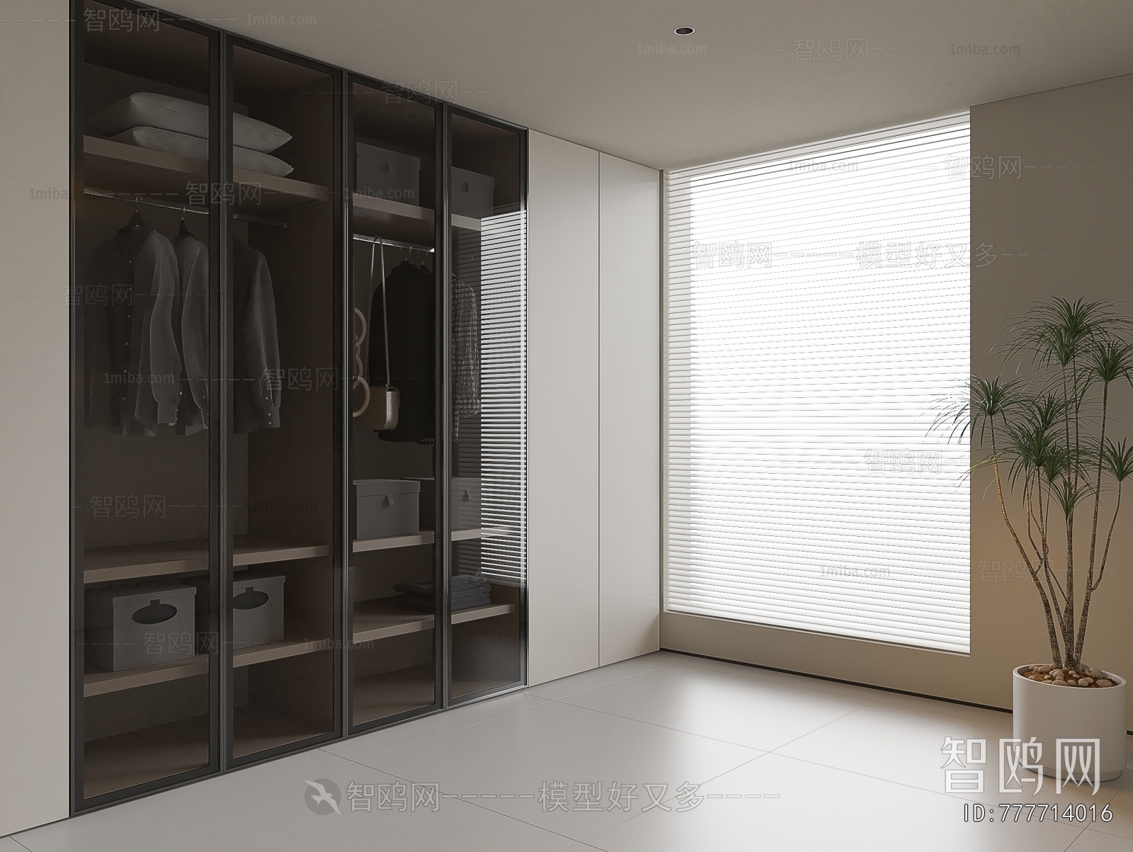 Modern Clothes Storage Area