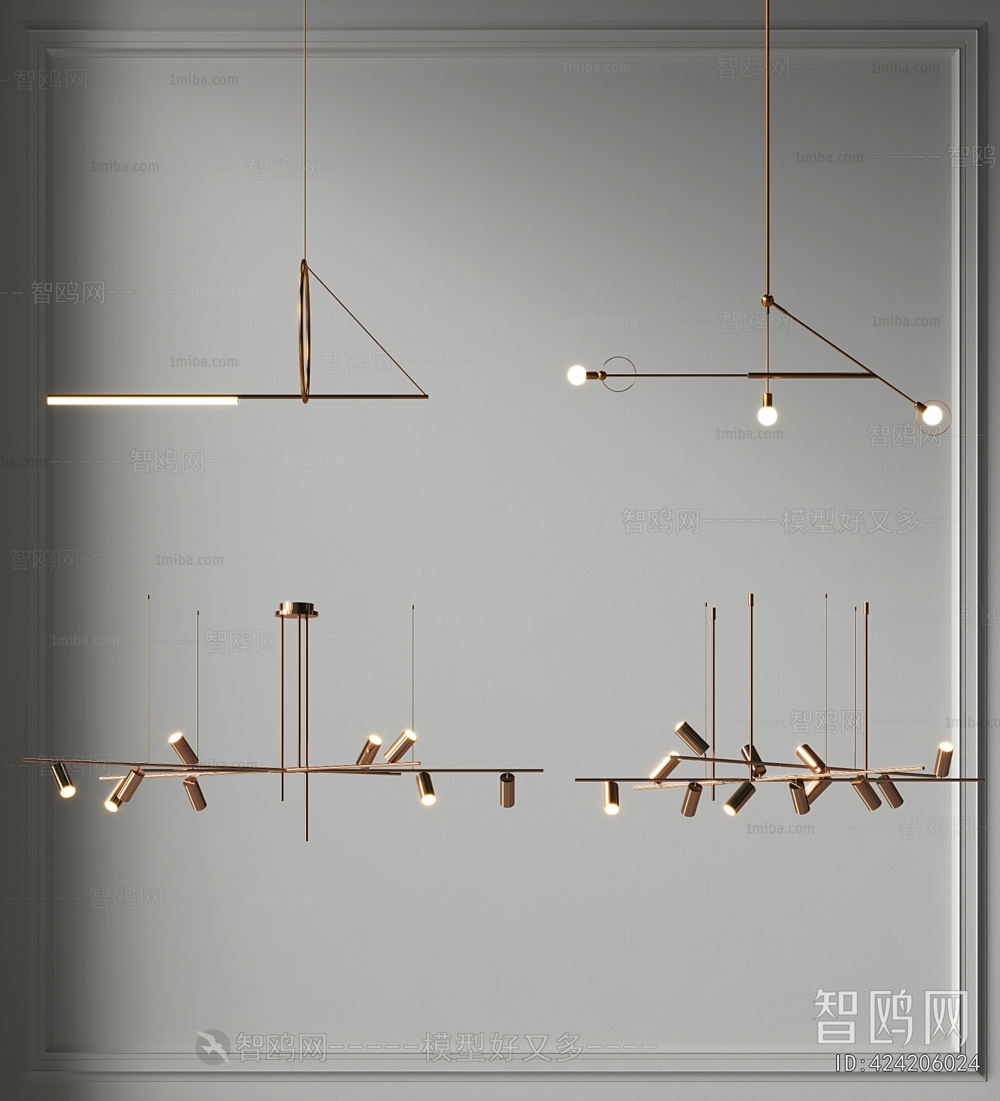 Modern Long Chandelier