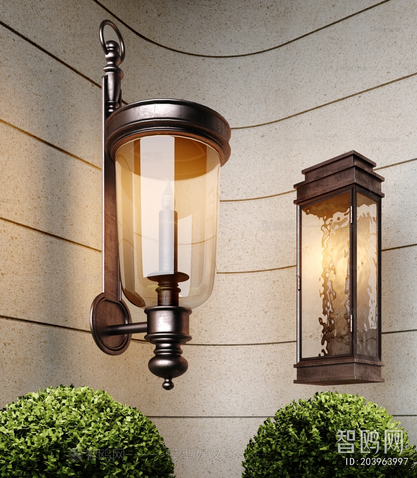 Simple European Style Wall Lamp