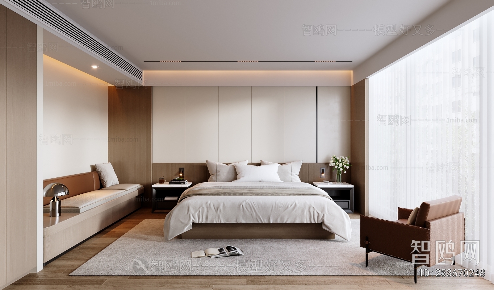 Modern Guest Room