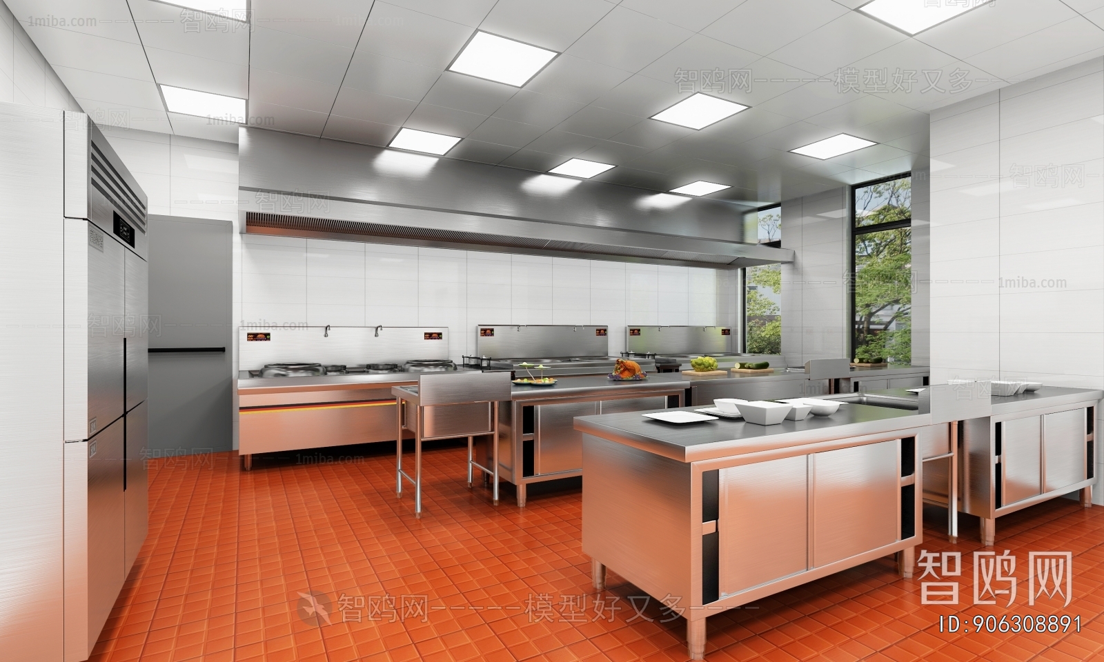 Modern Central Kitchen