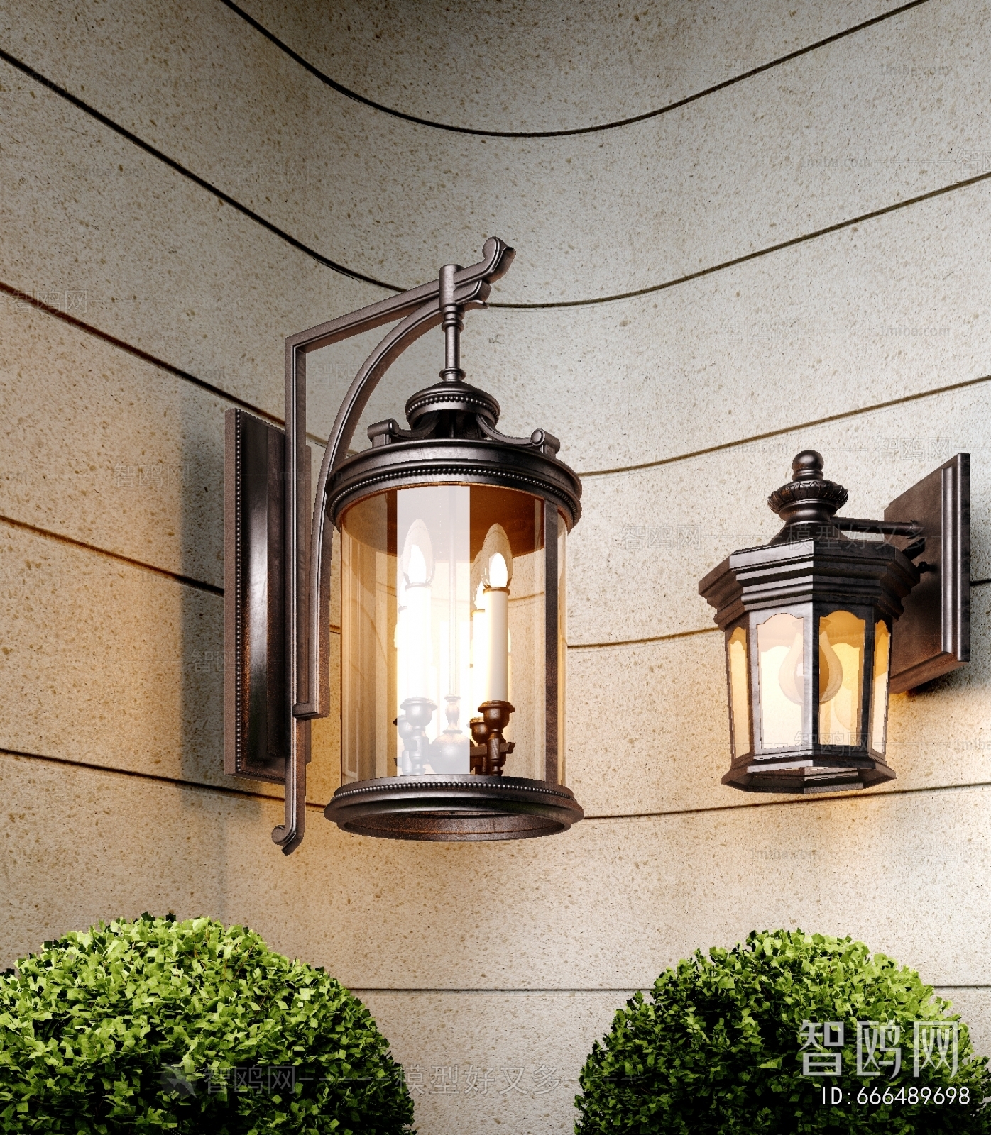 Simple European Style Wall Lamp