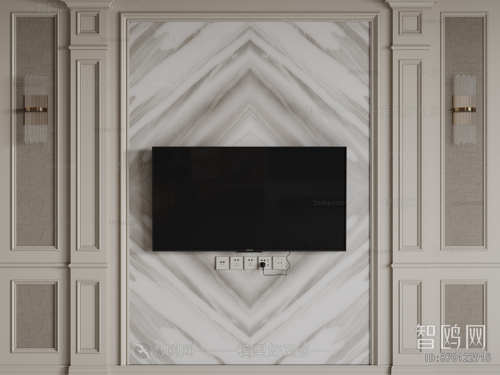 European Style TV Wall