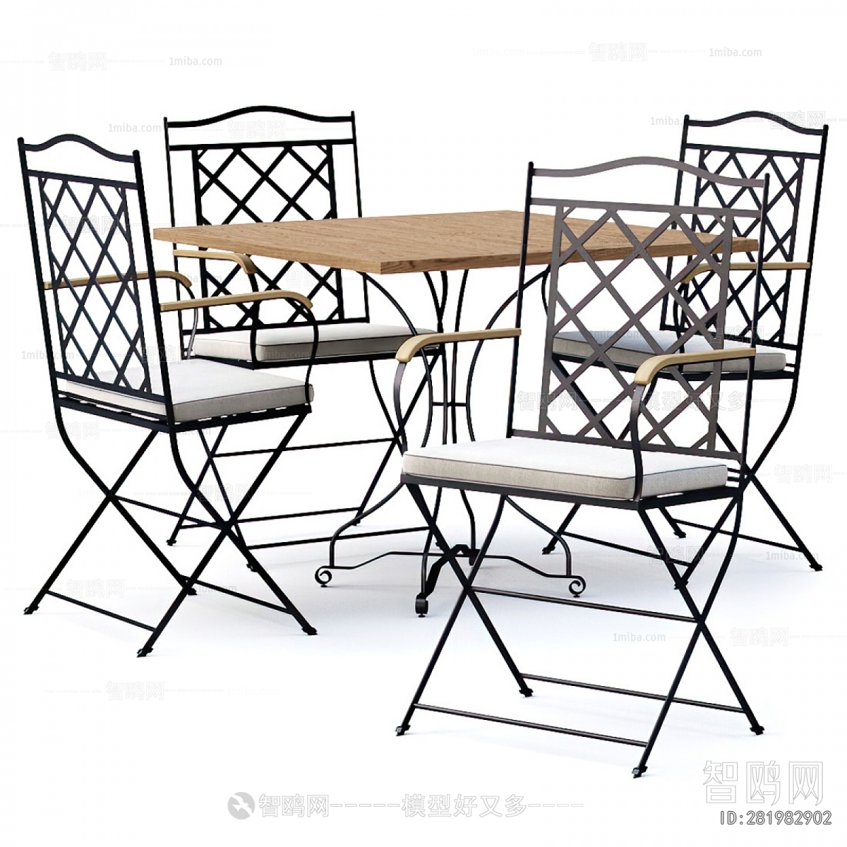 Simple European Style Outdoor Tables And Chairs