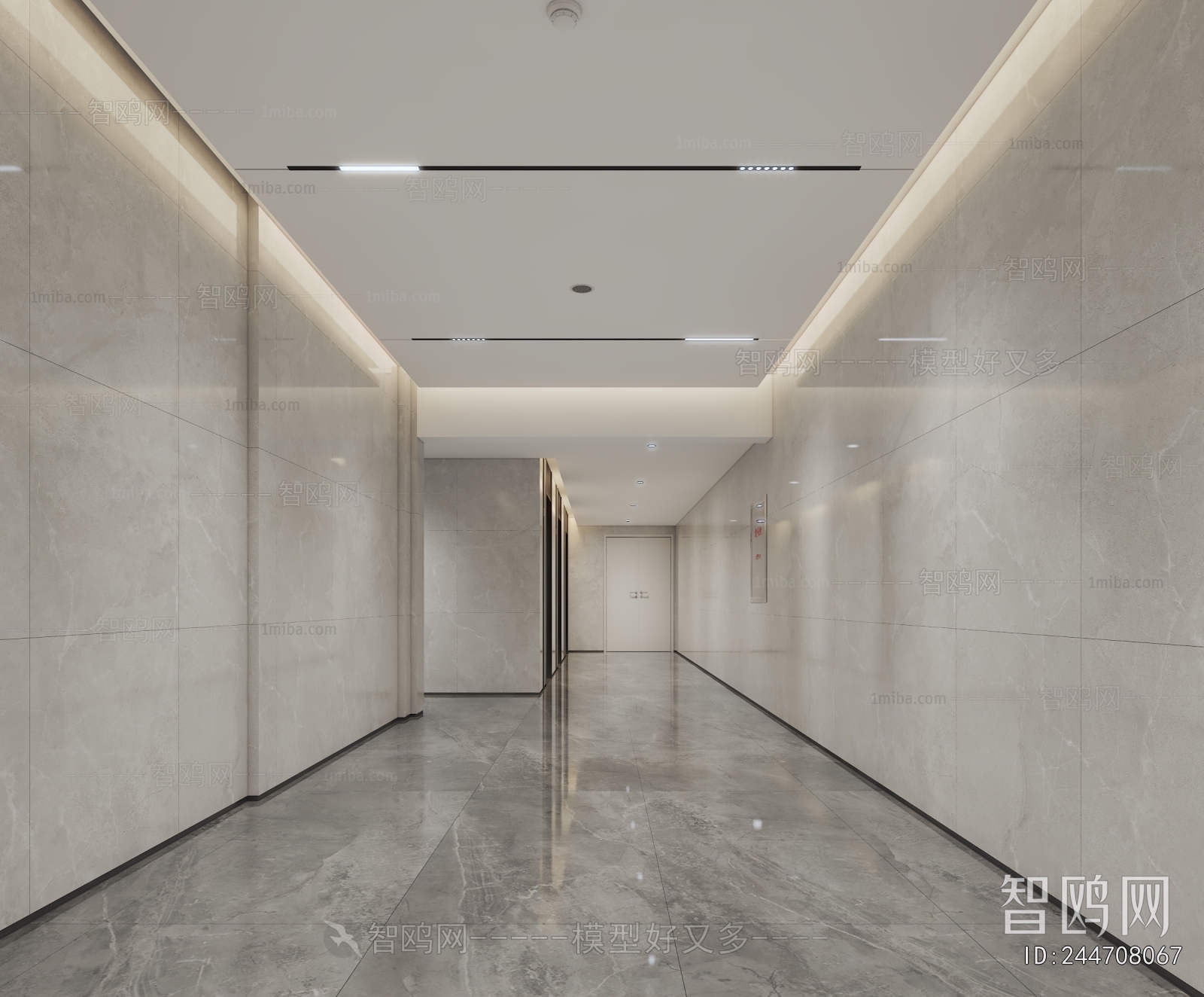 Modern Corridor/elevator Hall