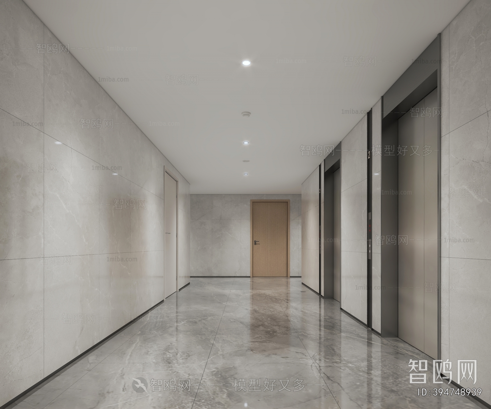 Modern Corridor/elevator Hall