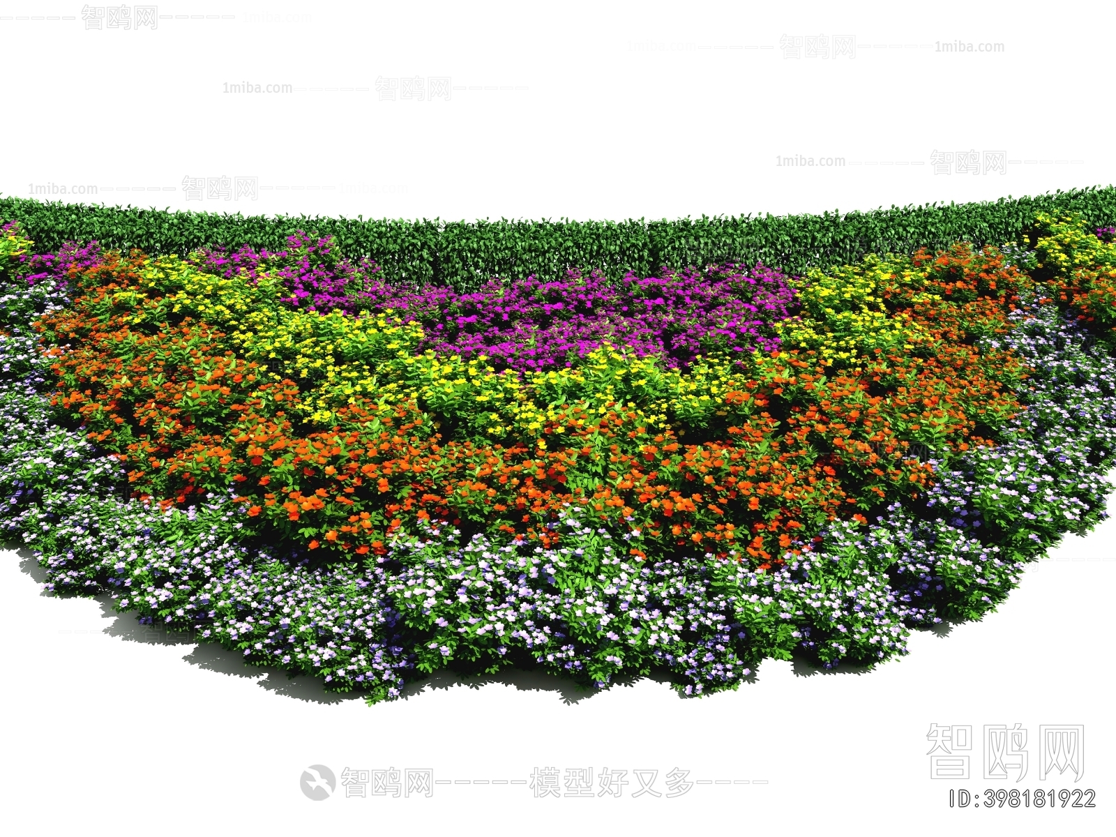 Modern Flowers And Grass