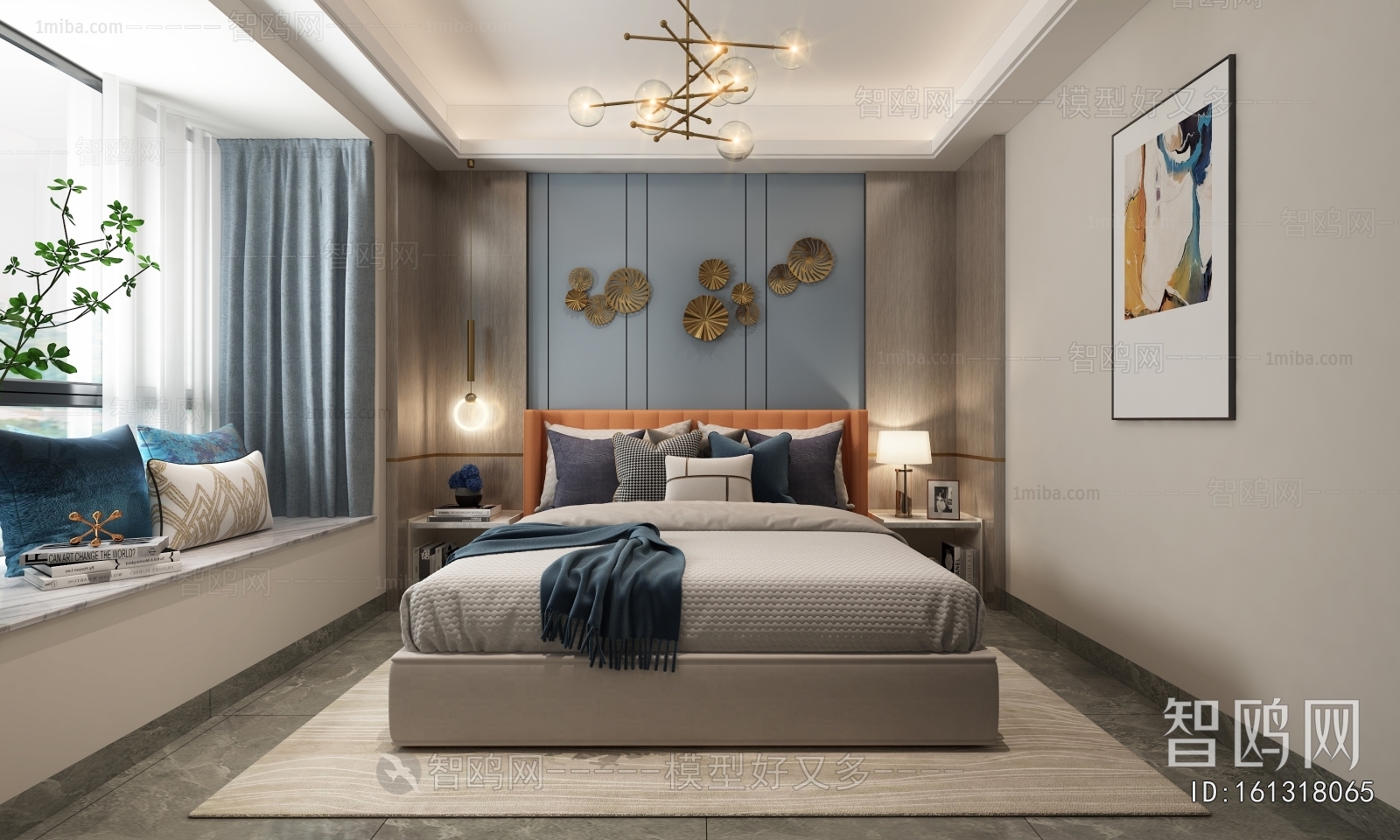 Post Modern Style Bedroom